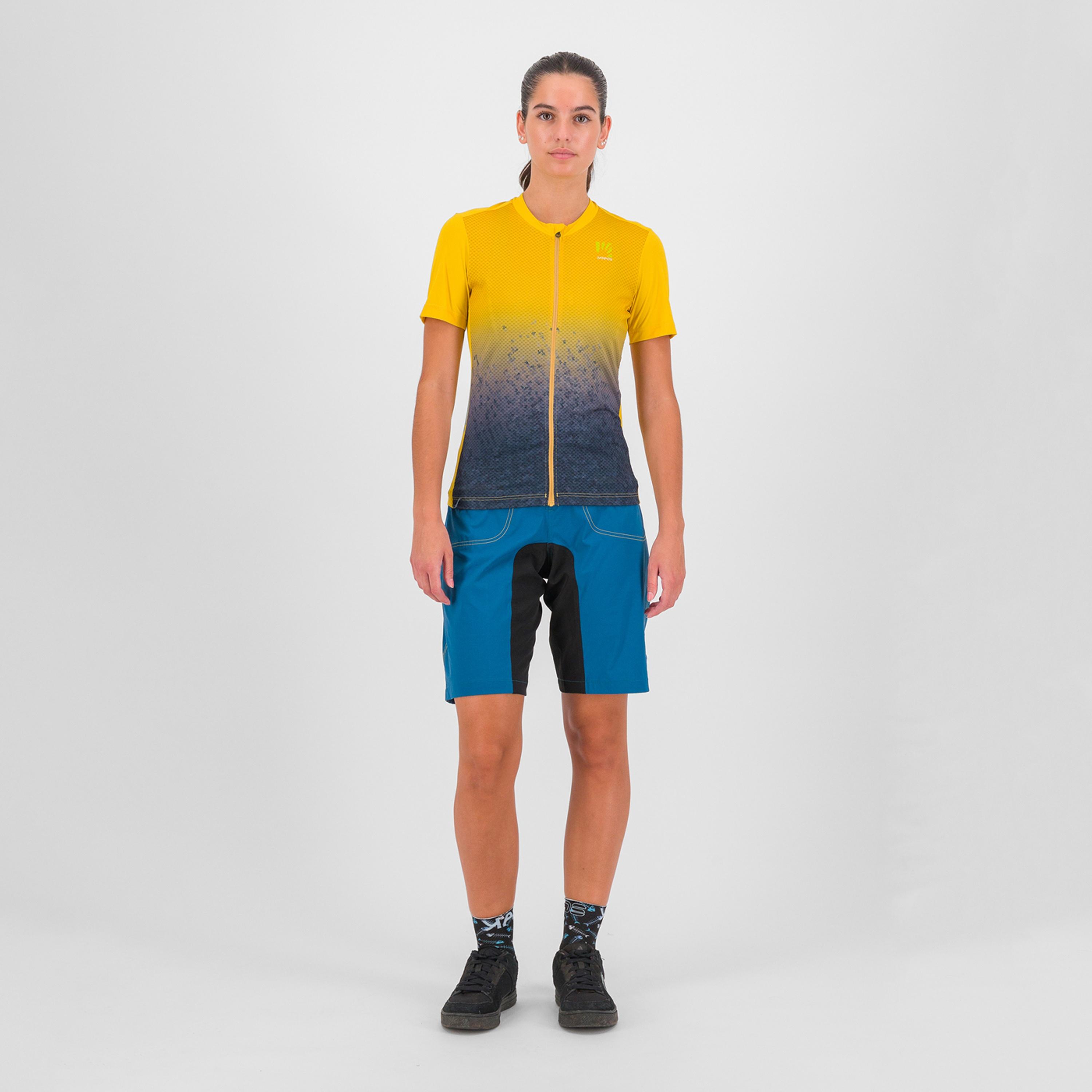 Verve evo w jersey - lemon curry/ombre blue - karpos