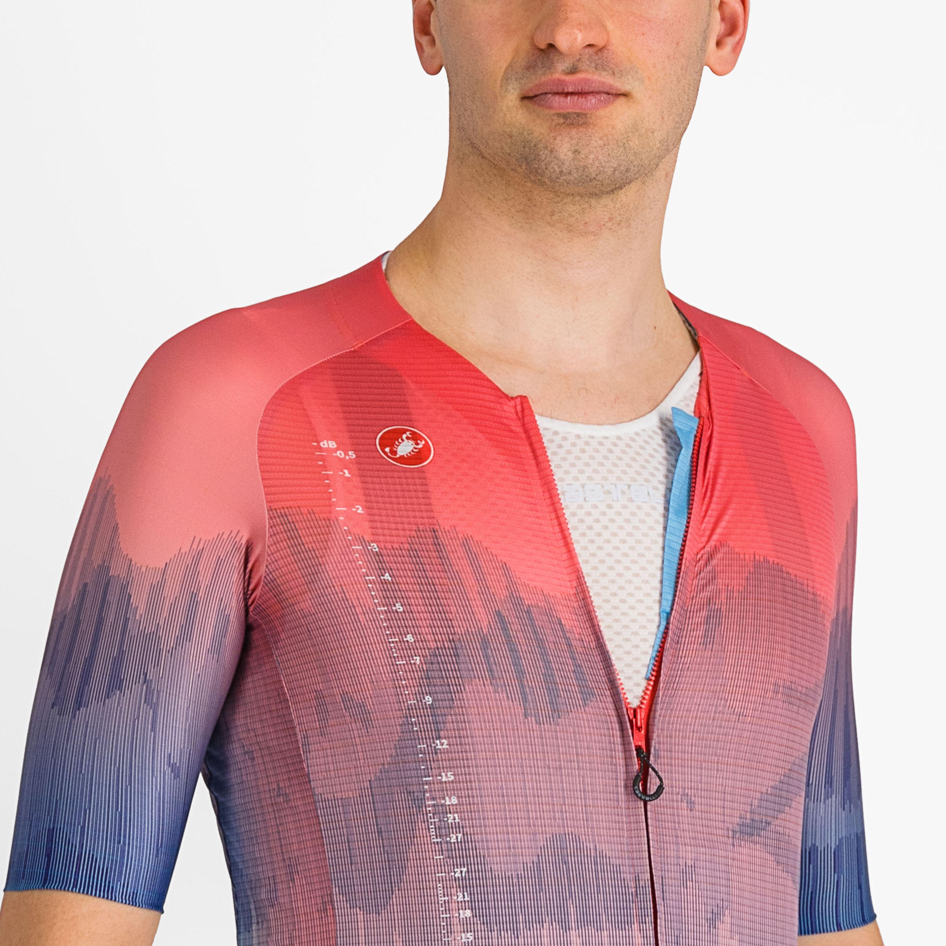 R-a/d jersey - multicolor pink/blue - castelli