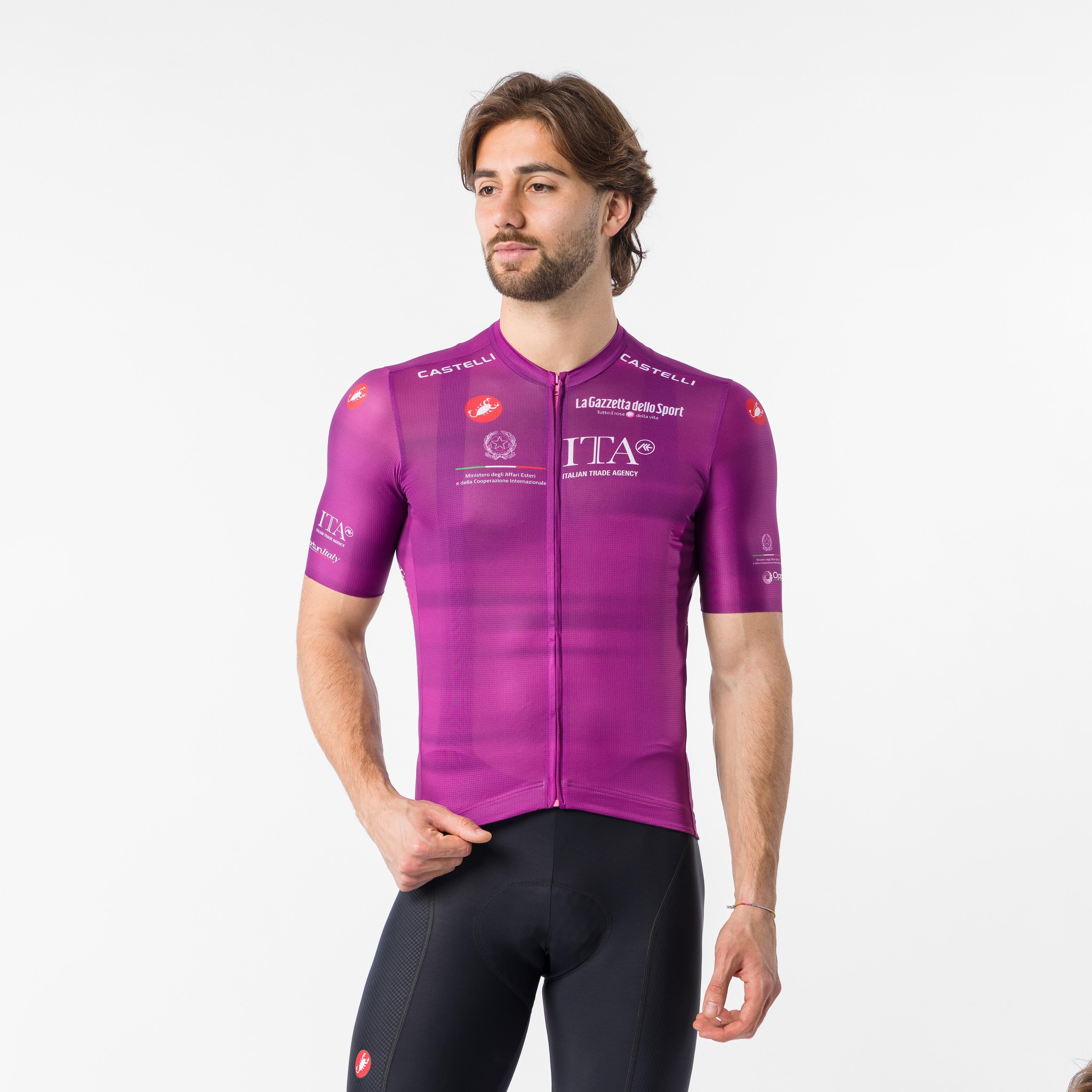 #giro109 competizione 4 jersey - ciclamino - castelli