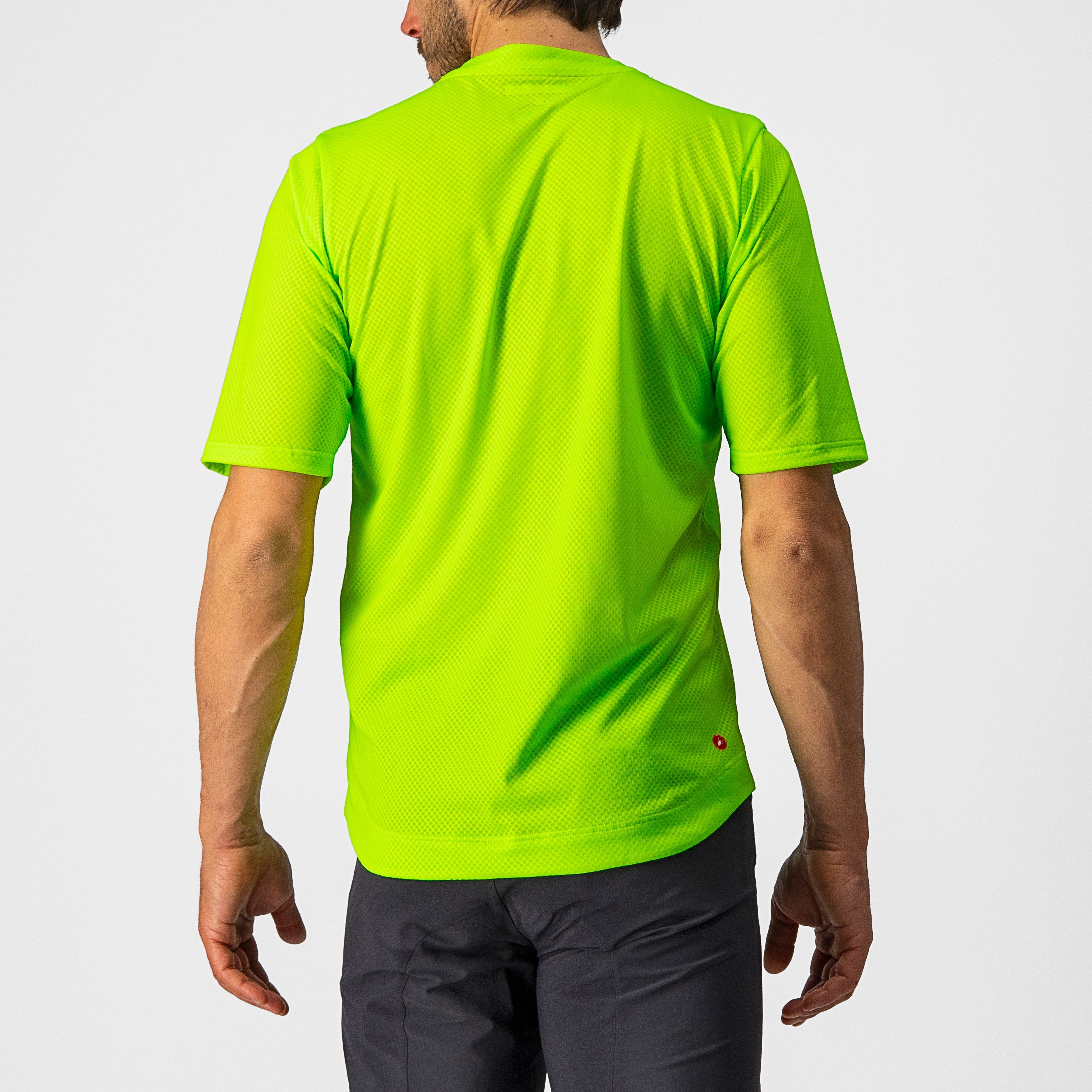 Trail tech tee - electric lime/dark lime - castelli
