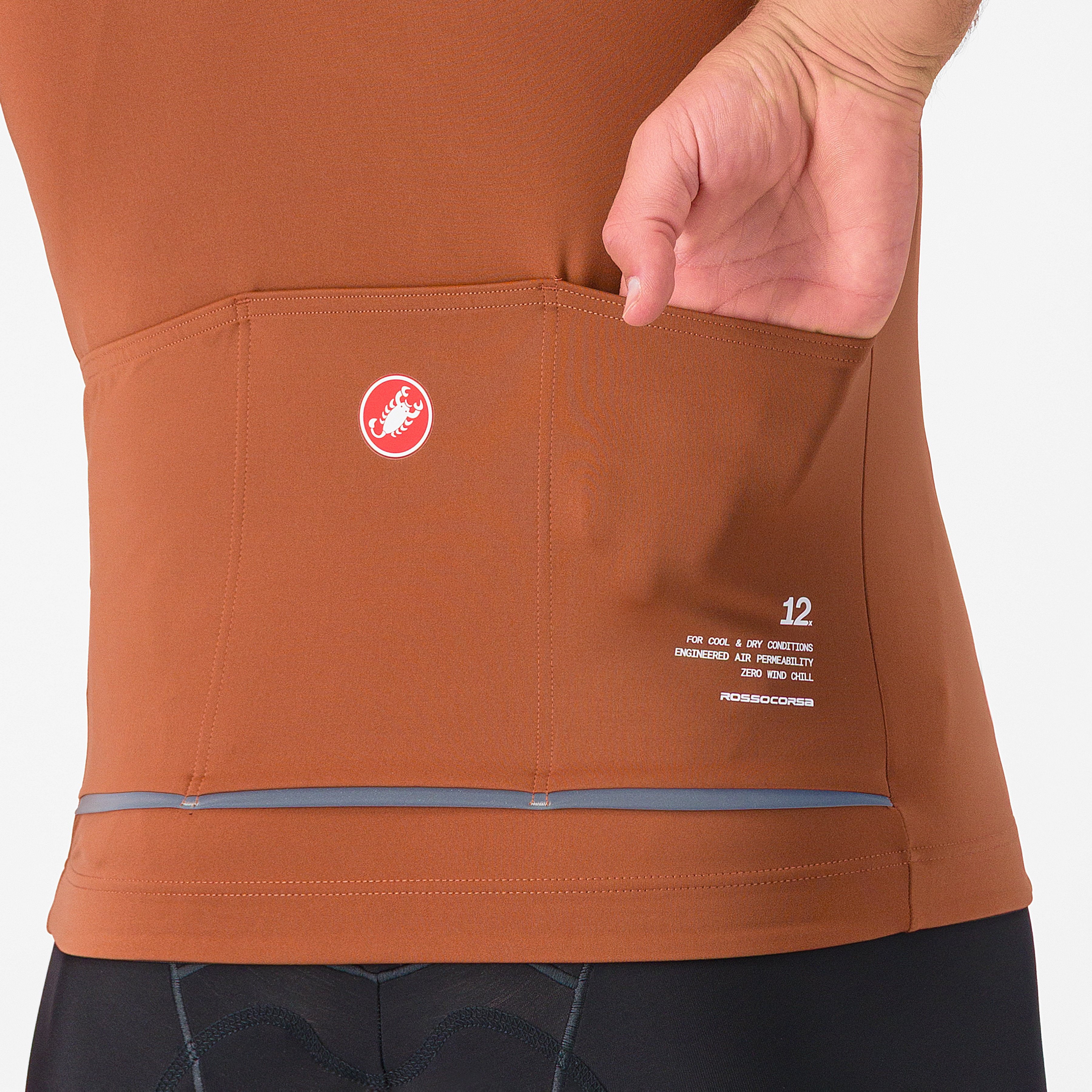 Do,di,ci, short sleeve jacket - mocha - castelli