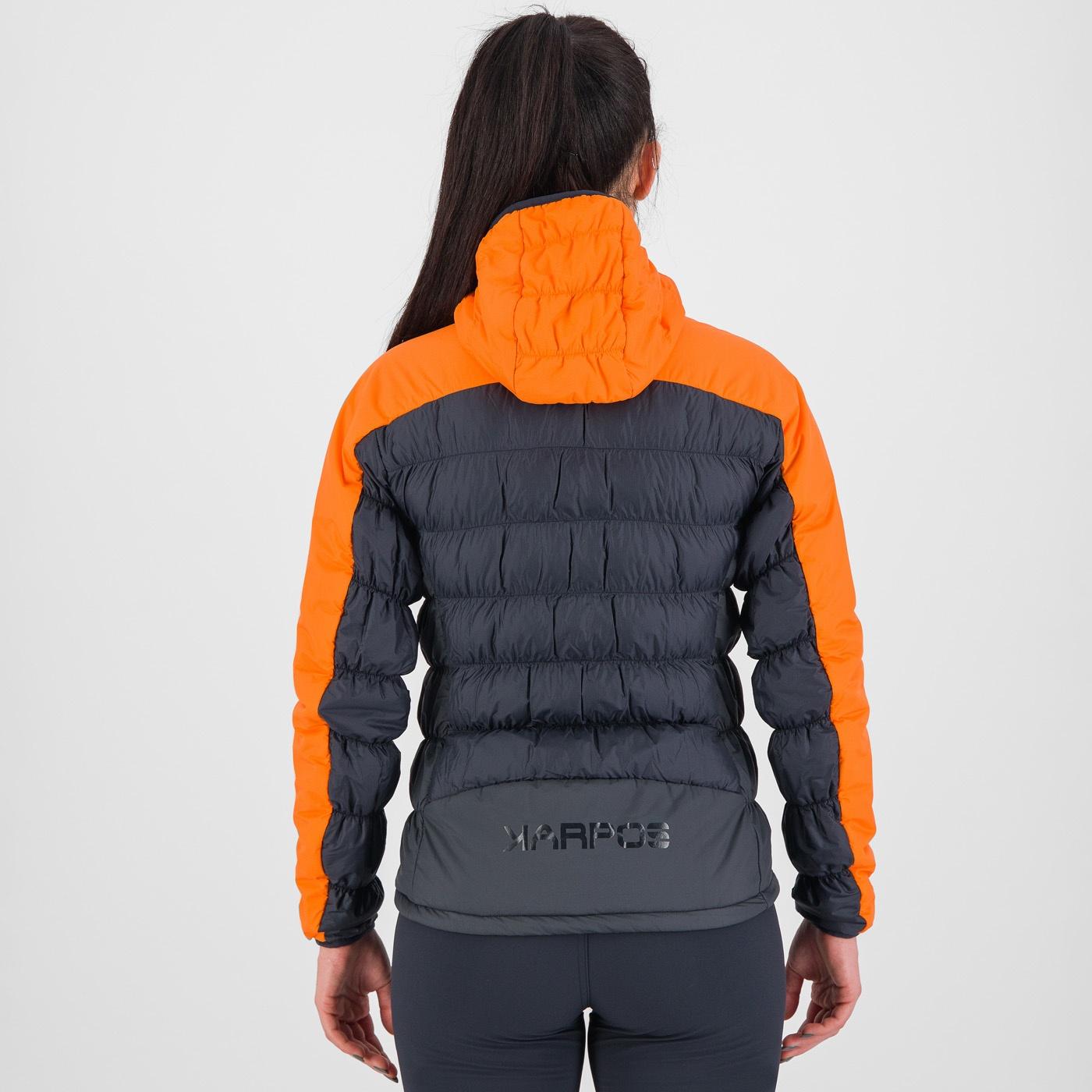 Lastei active plus w jacket - vulcan/vibrant orange - karpos