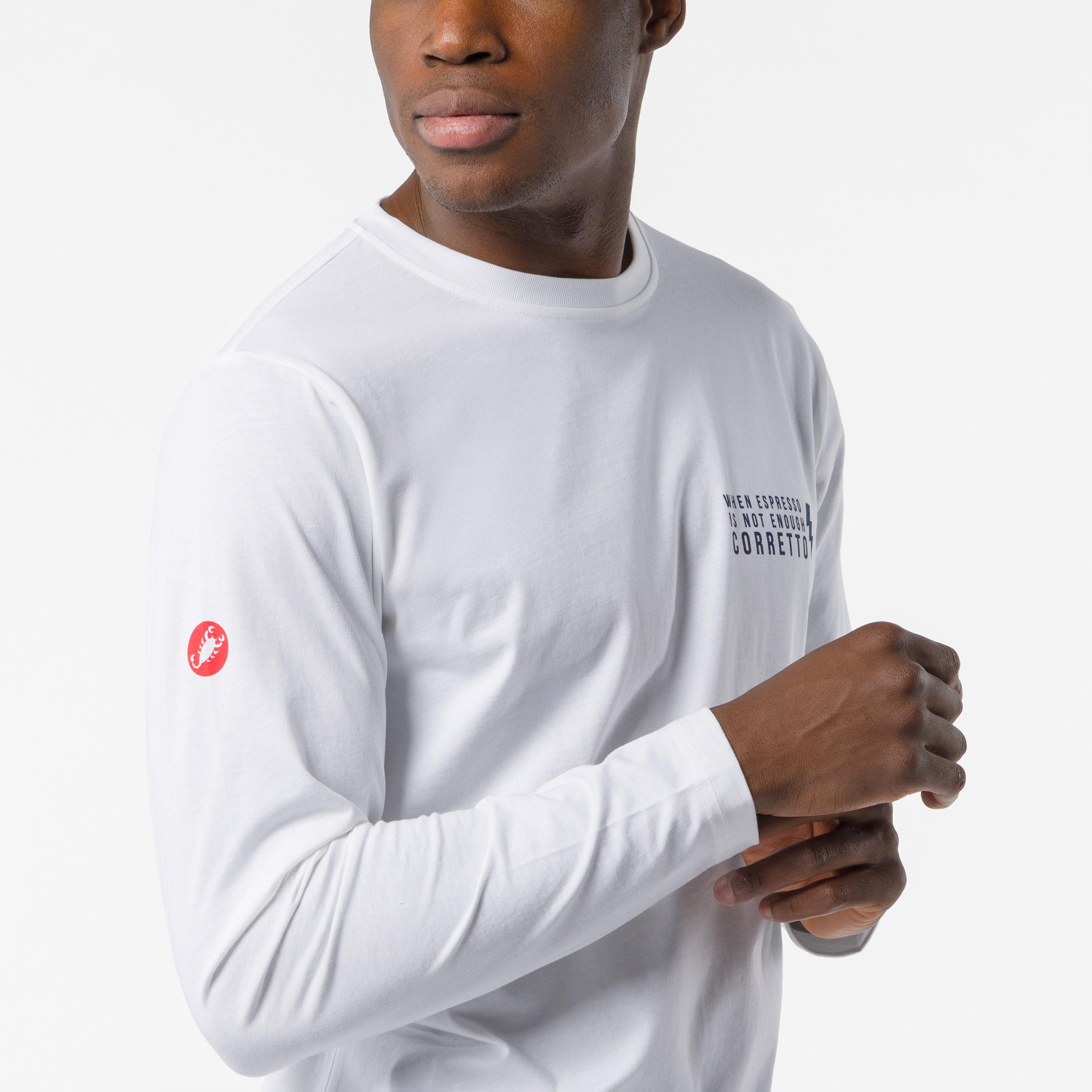 Corretto ls tee - white - castelli