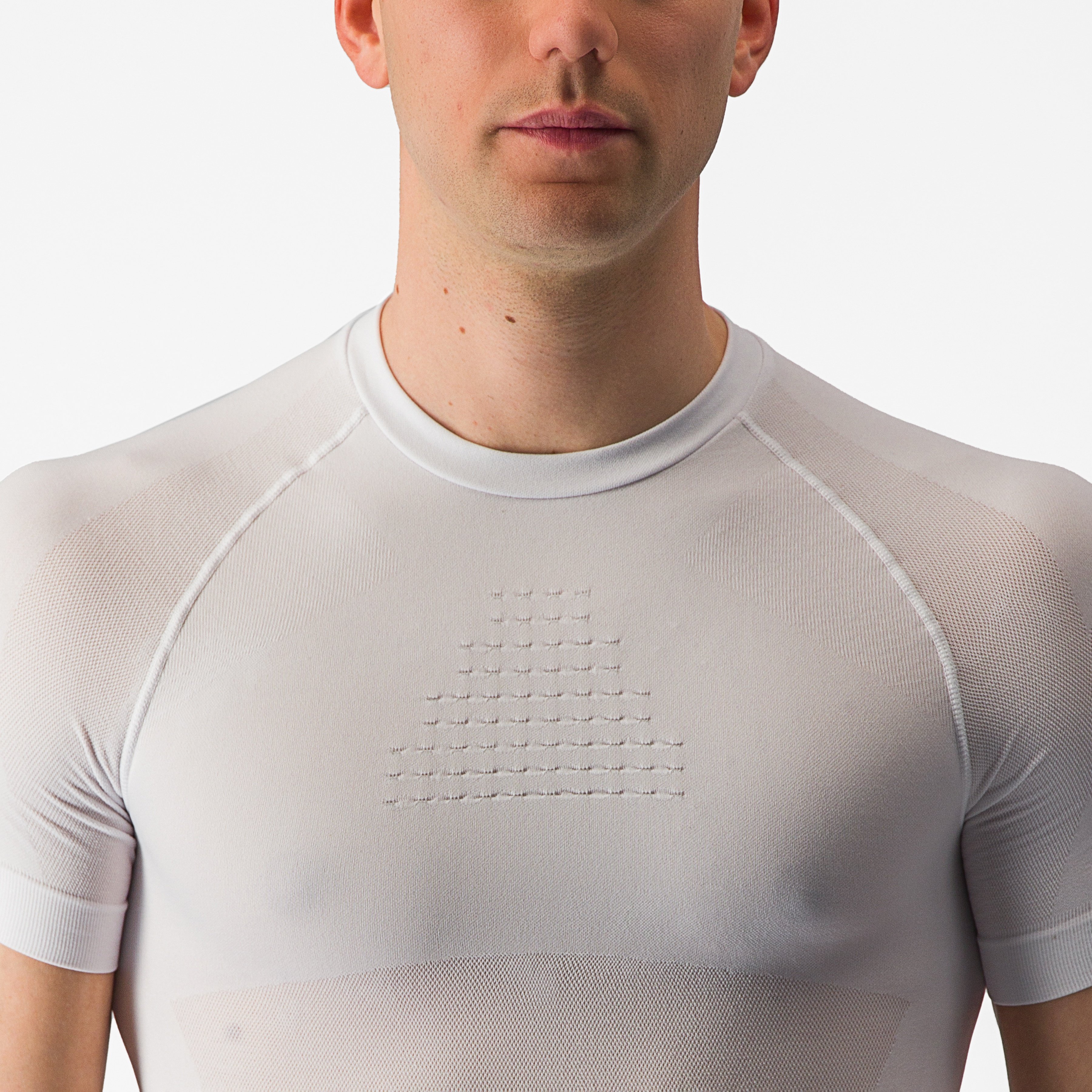 Core seamless base layer ss - white - castelli