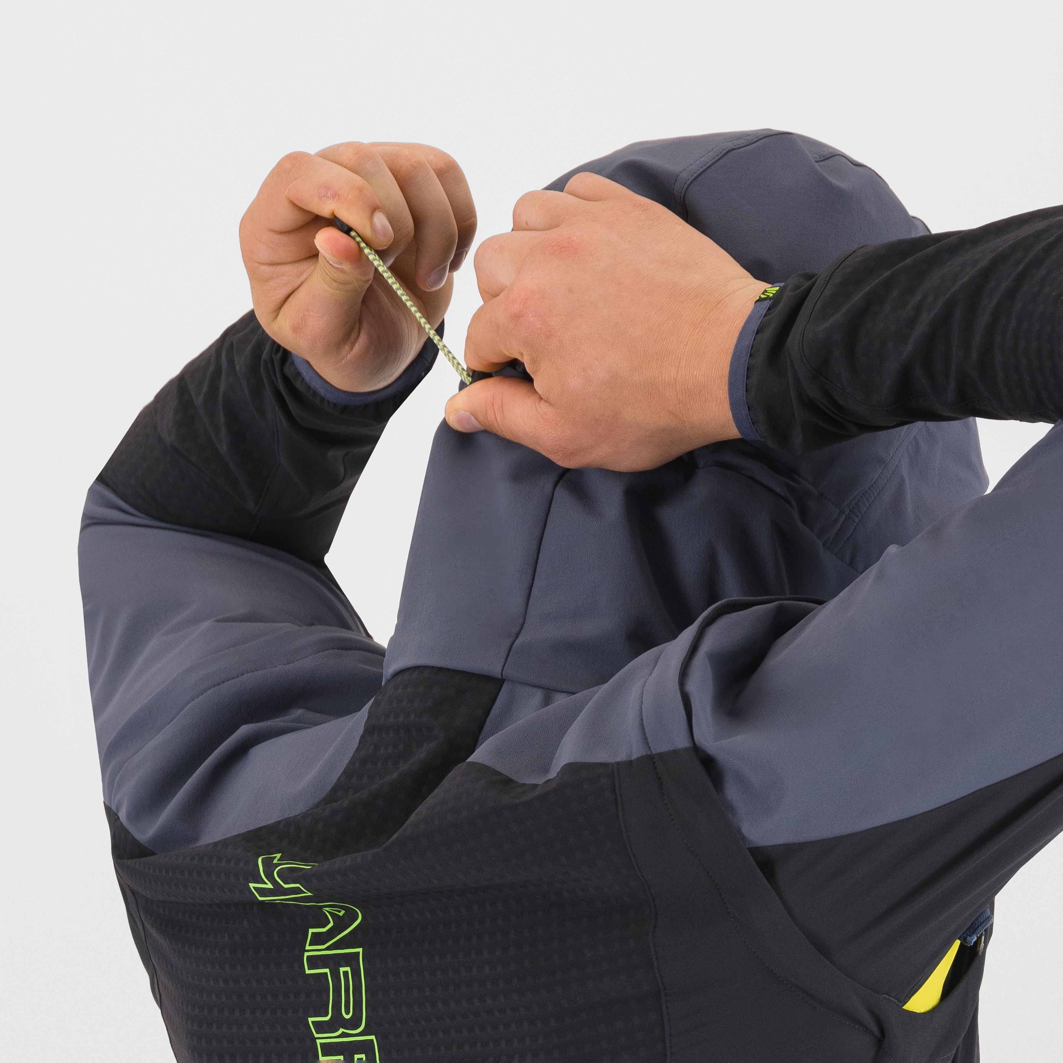 Lede  convertible jacket - black/ombre blue - karpos