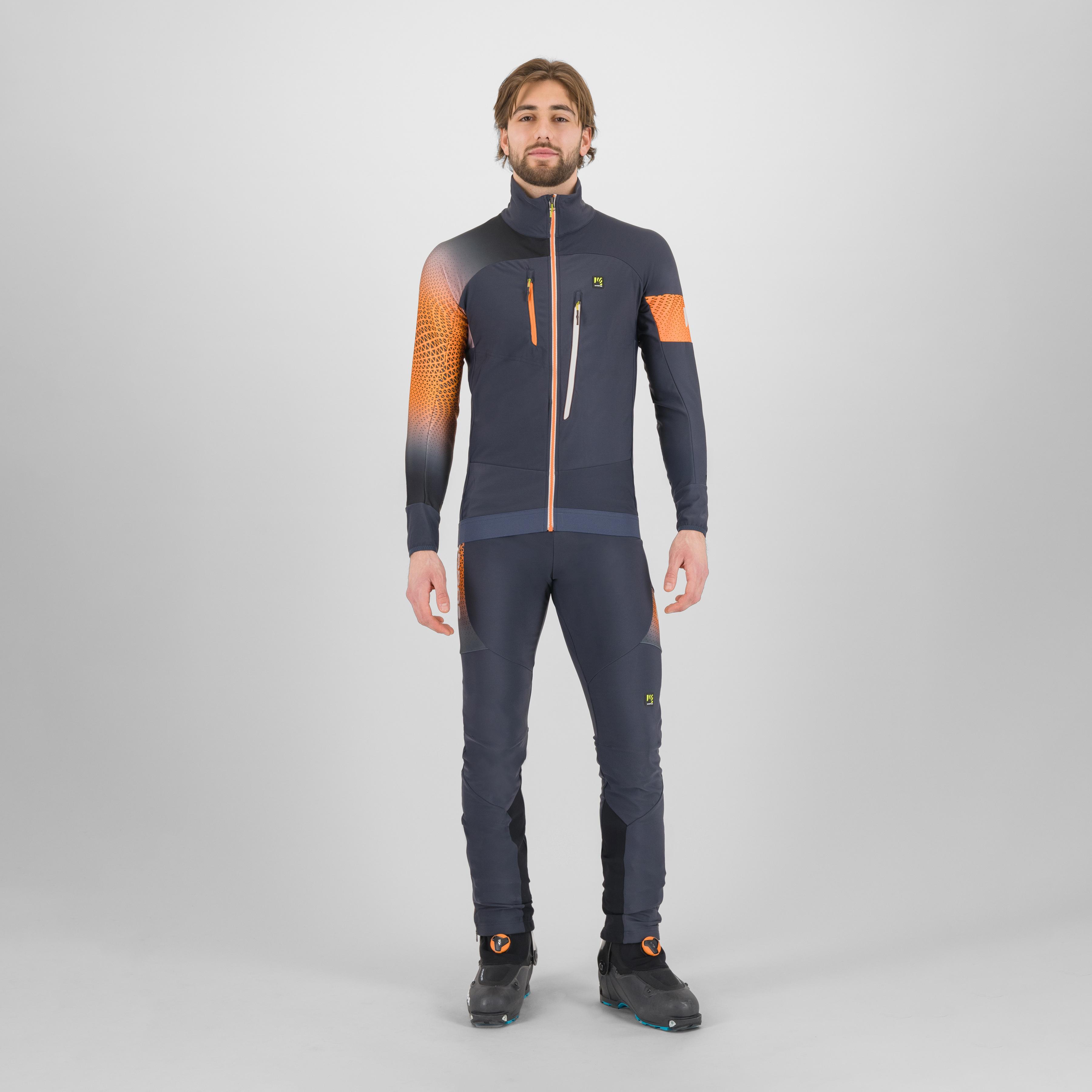 Alagna 2.0 jacket - woodl.gray/vibr.orange - karpos
