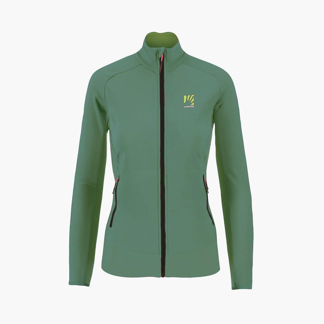 Santino w full zip fleece - frosty spruge - karpos