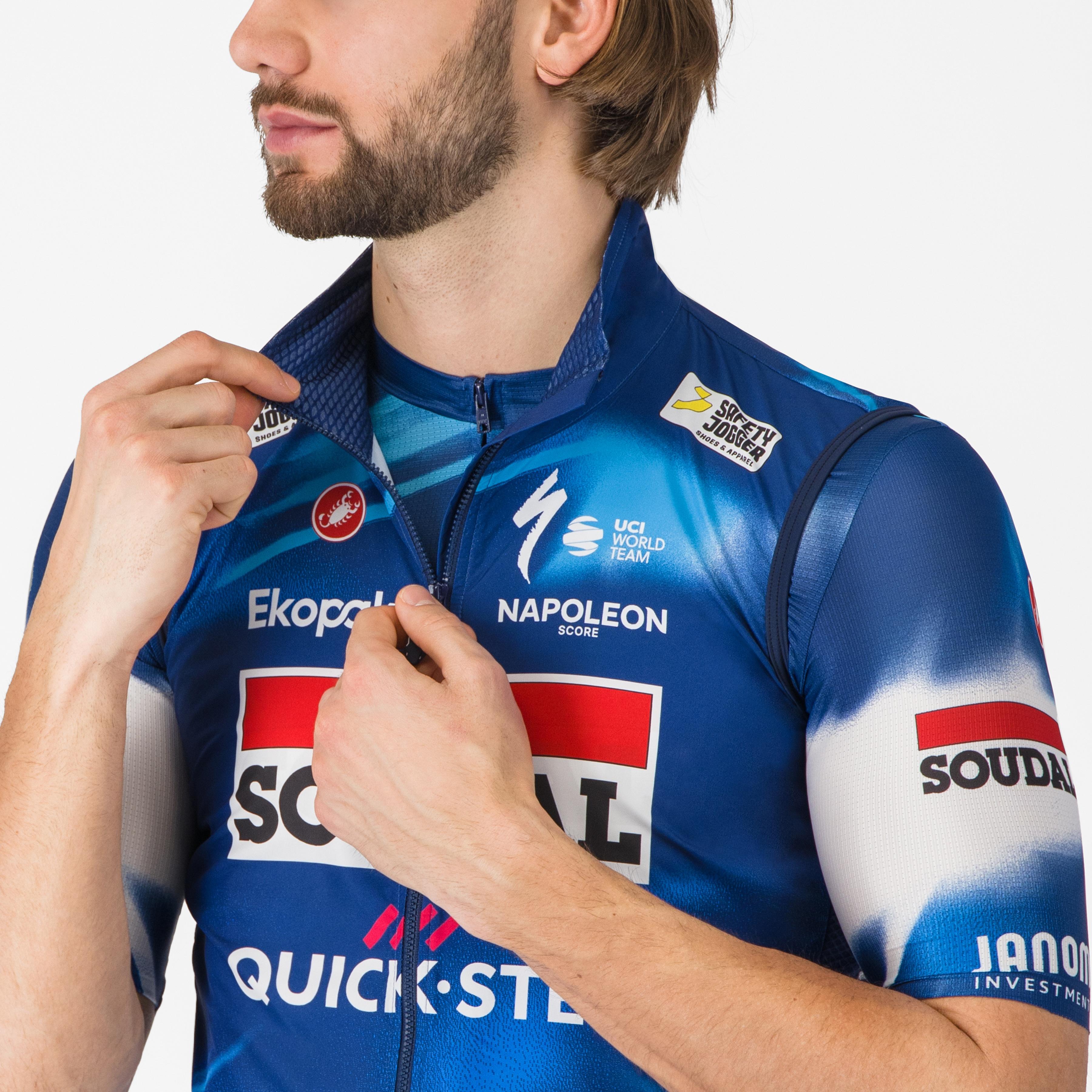 Pro light wind vest - score/blue-red - castelli