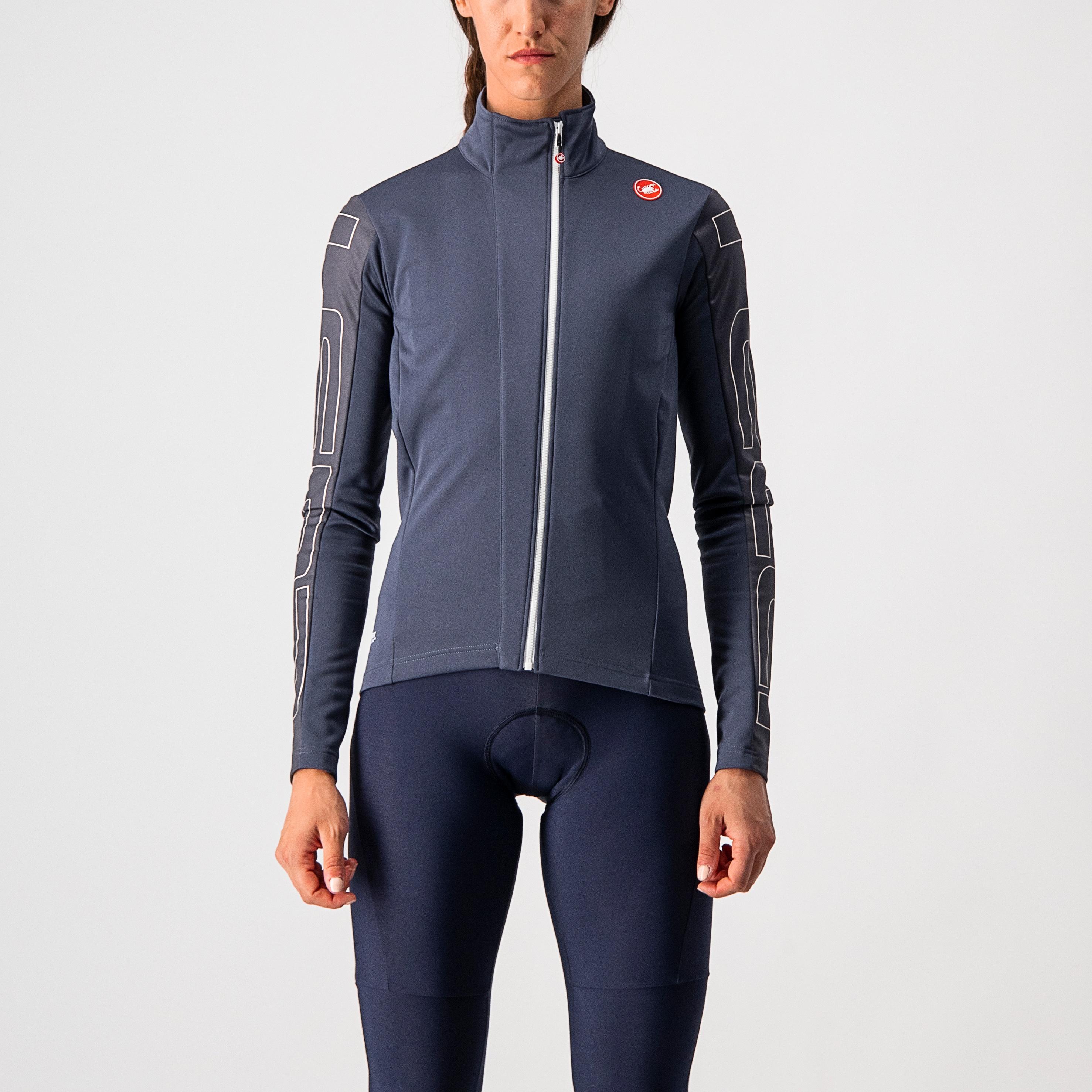 Transition w jacket - dark steel blue/soft pink - castelli