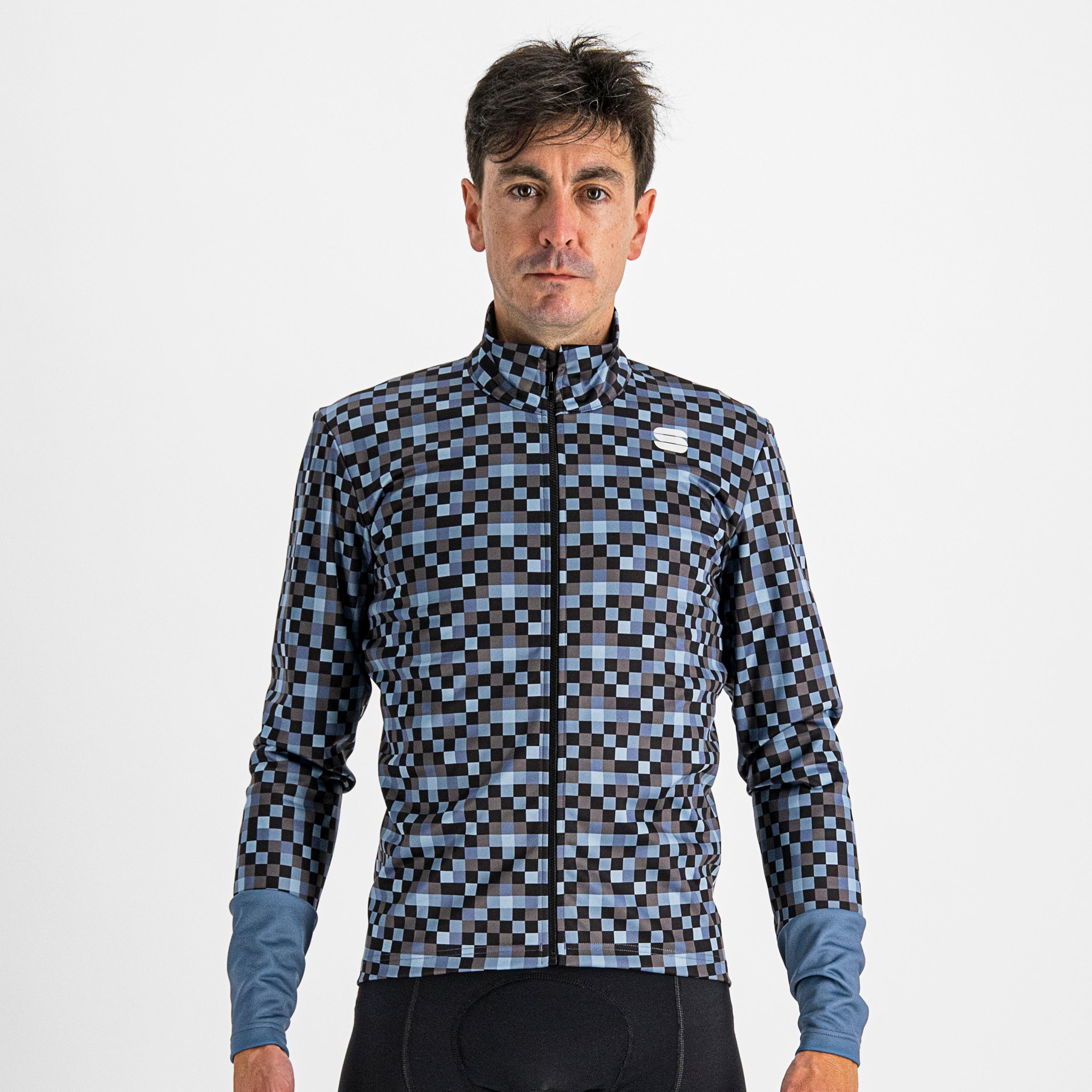 Pixel jacket - blue sea - sportful
