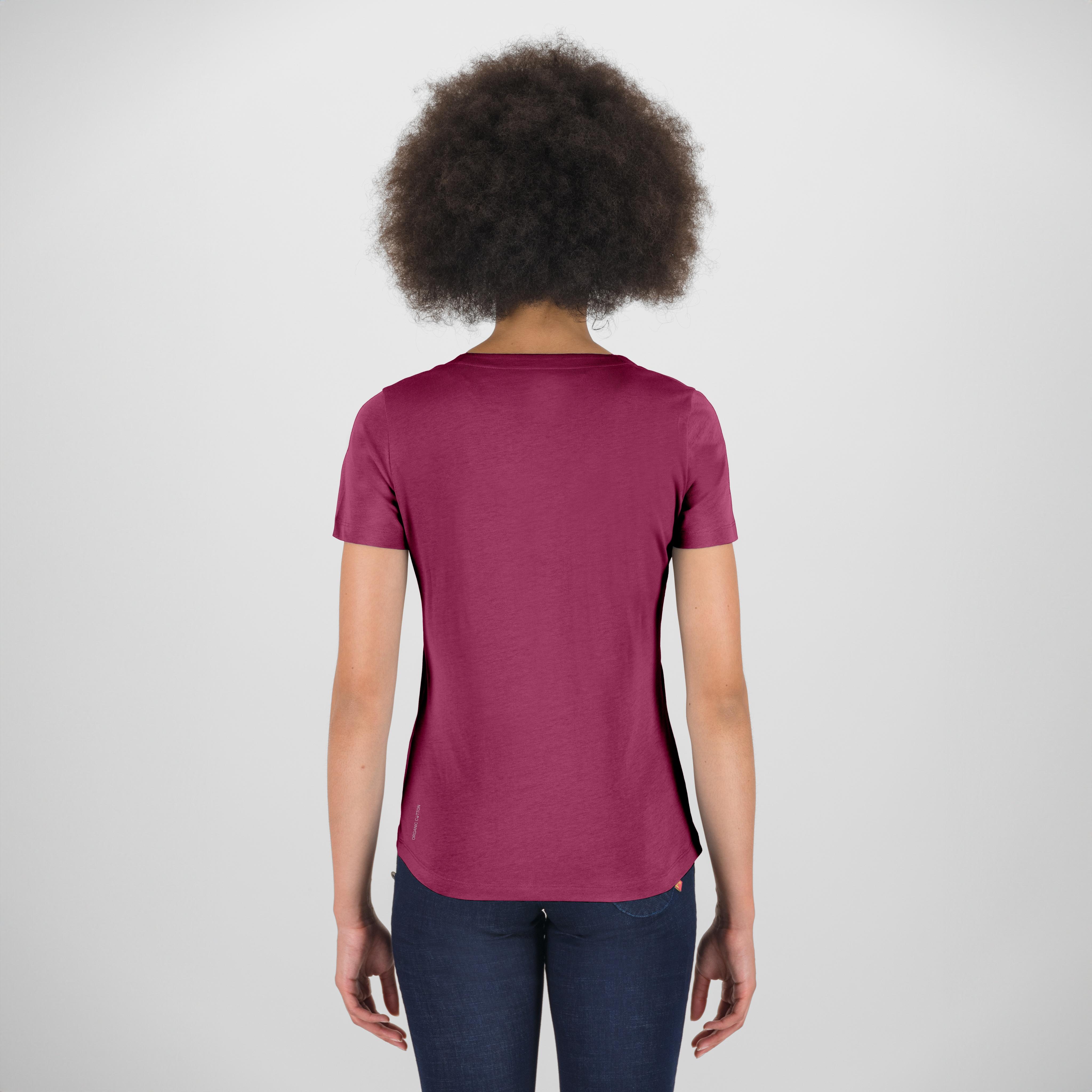 Quick cotton w t-shirt - raspberry coulis - karpos