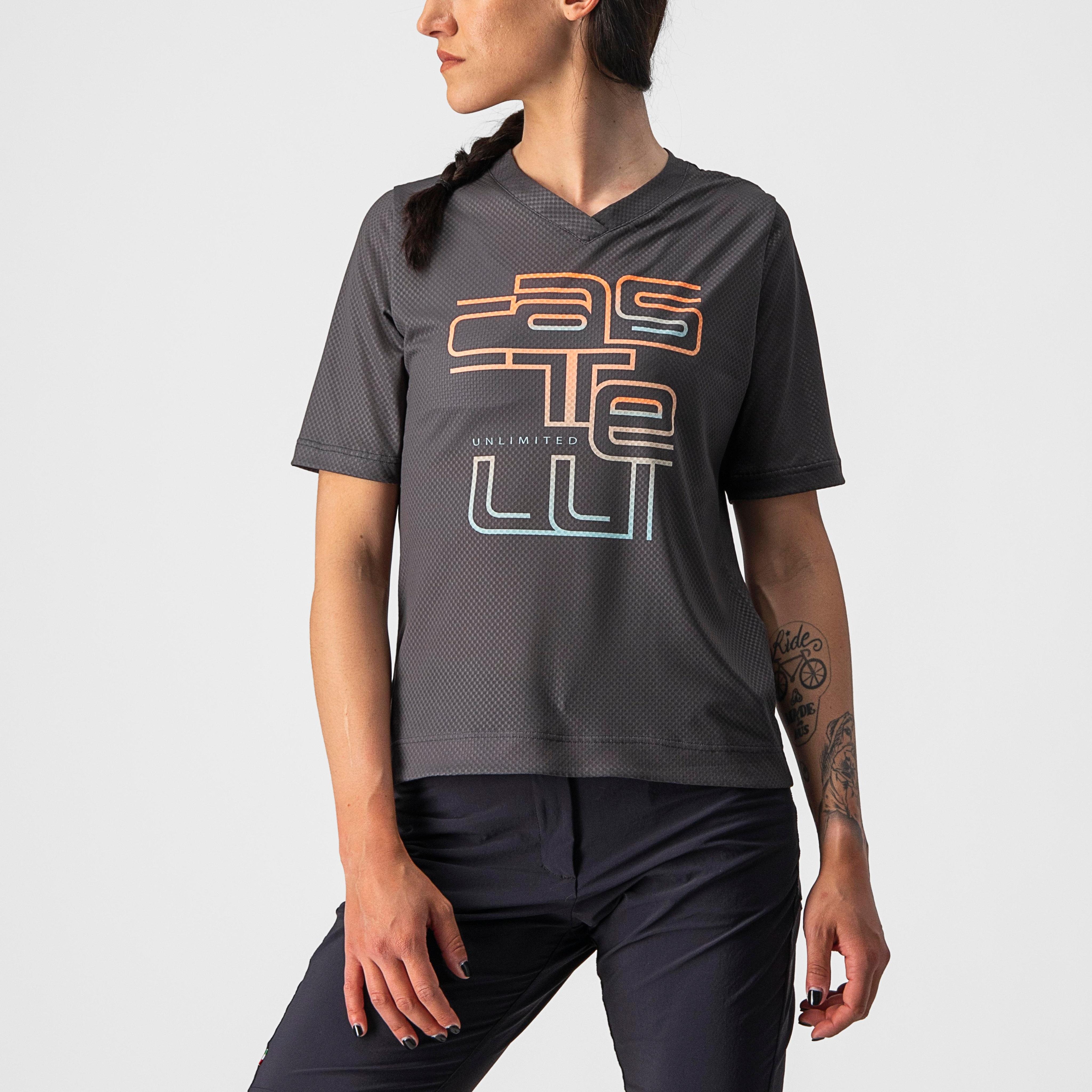 Trail tech w tee - dark gray - castelli