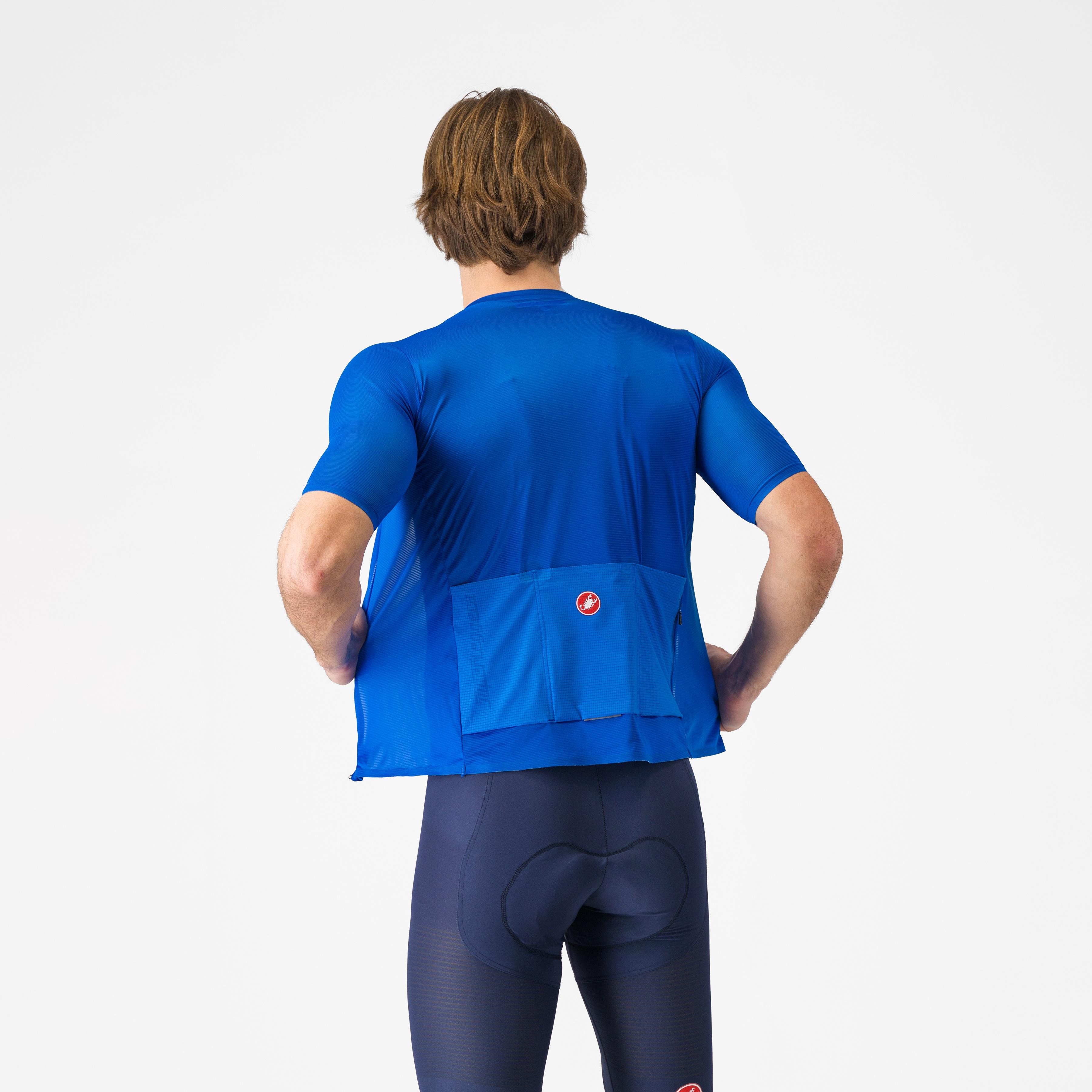 Superleggera a/c jersey - azzurro italia - castelli