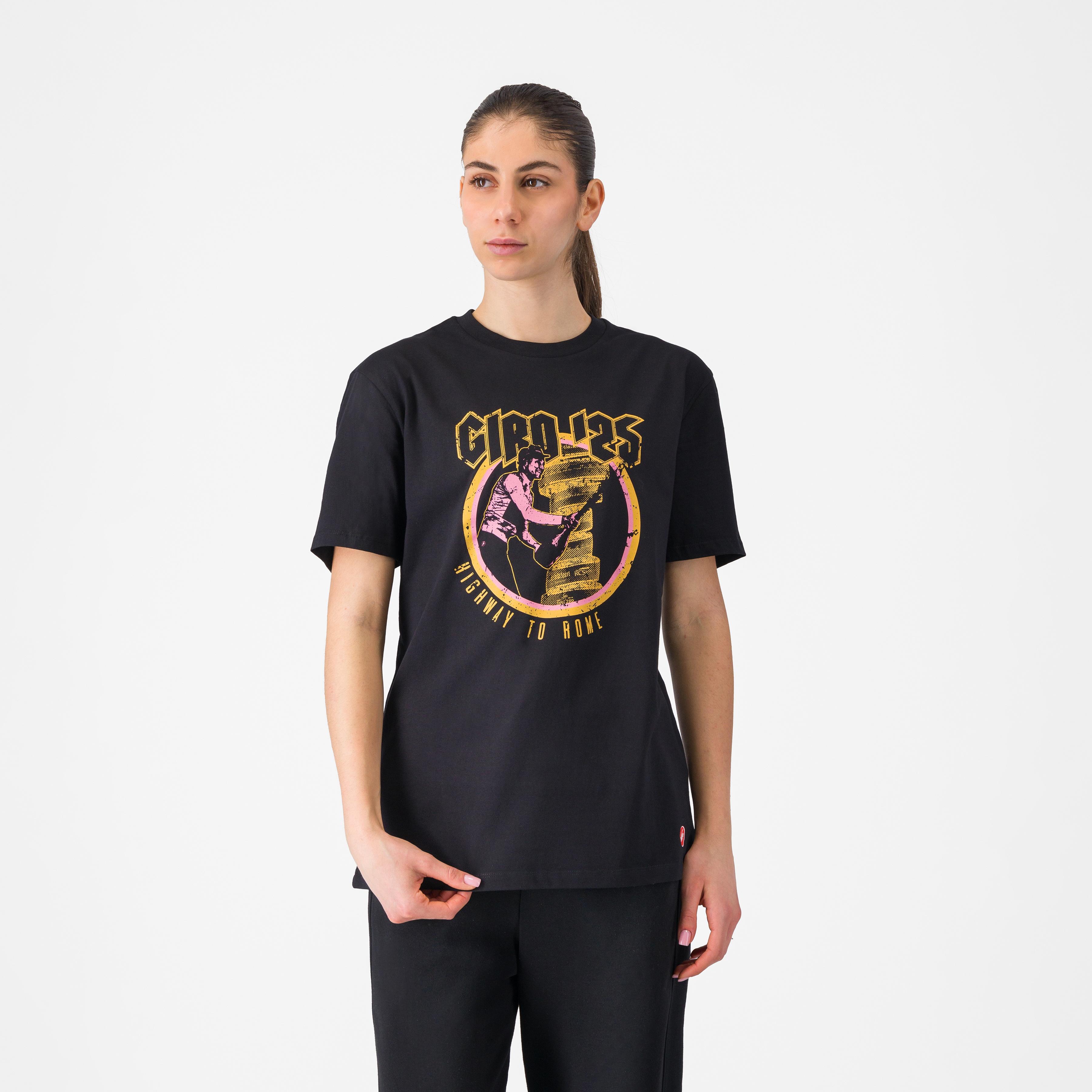 T-shirt highway to rome - nero - castelli