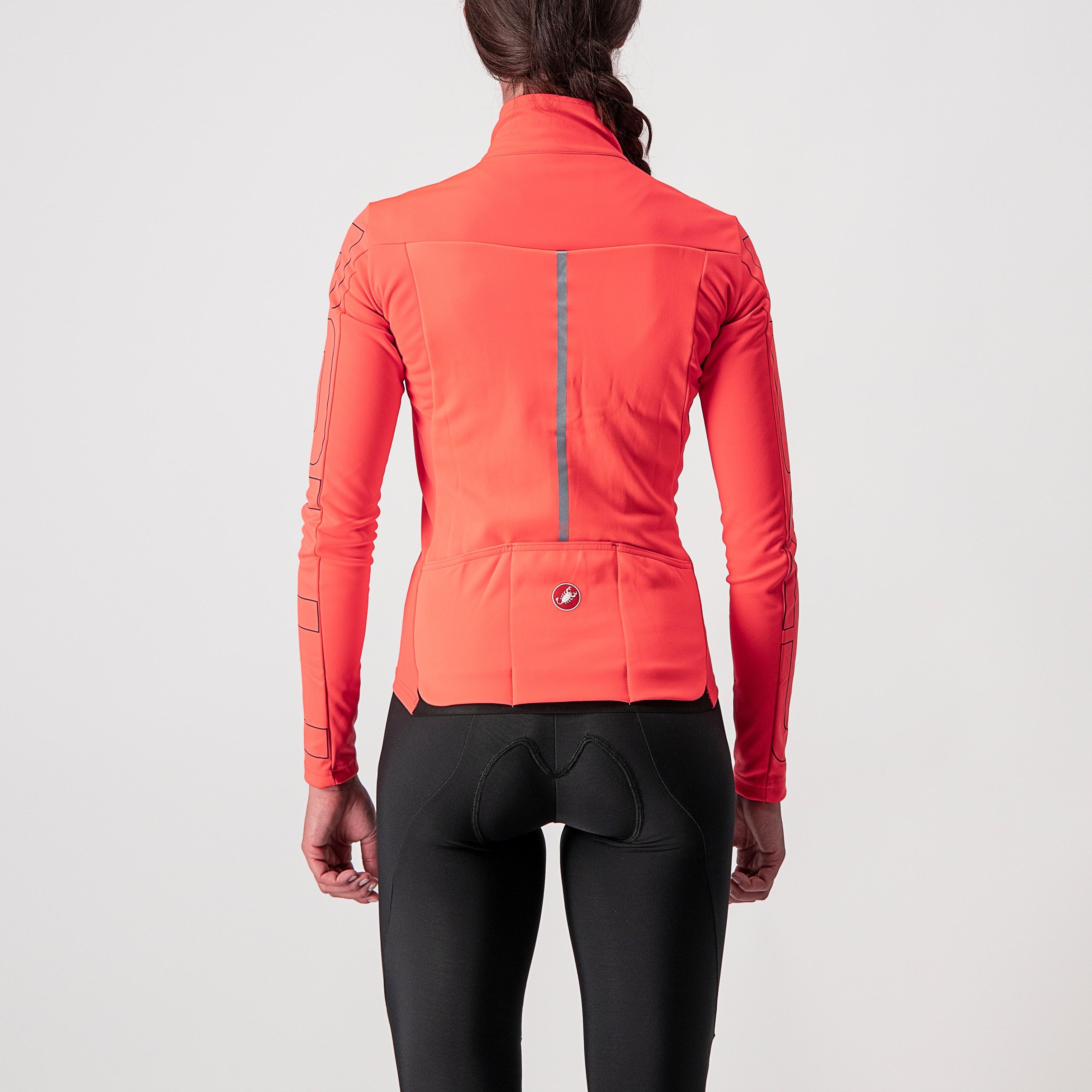 Transition w jacket - brilliant pink/dark steel blue - castelli