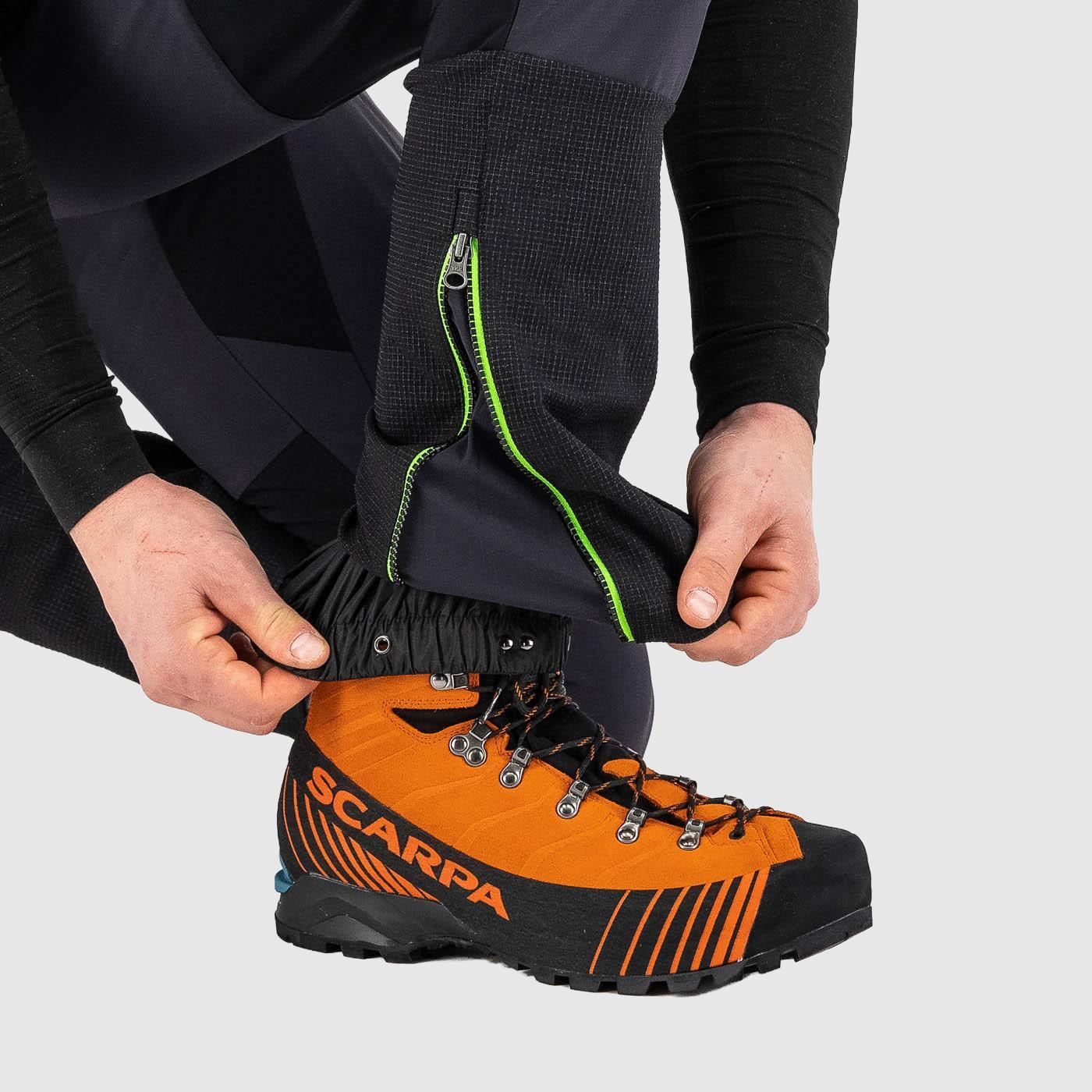 K-performance mountaineer pant - black green fluo - karpos
