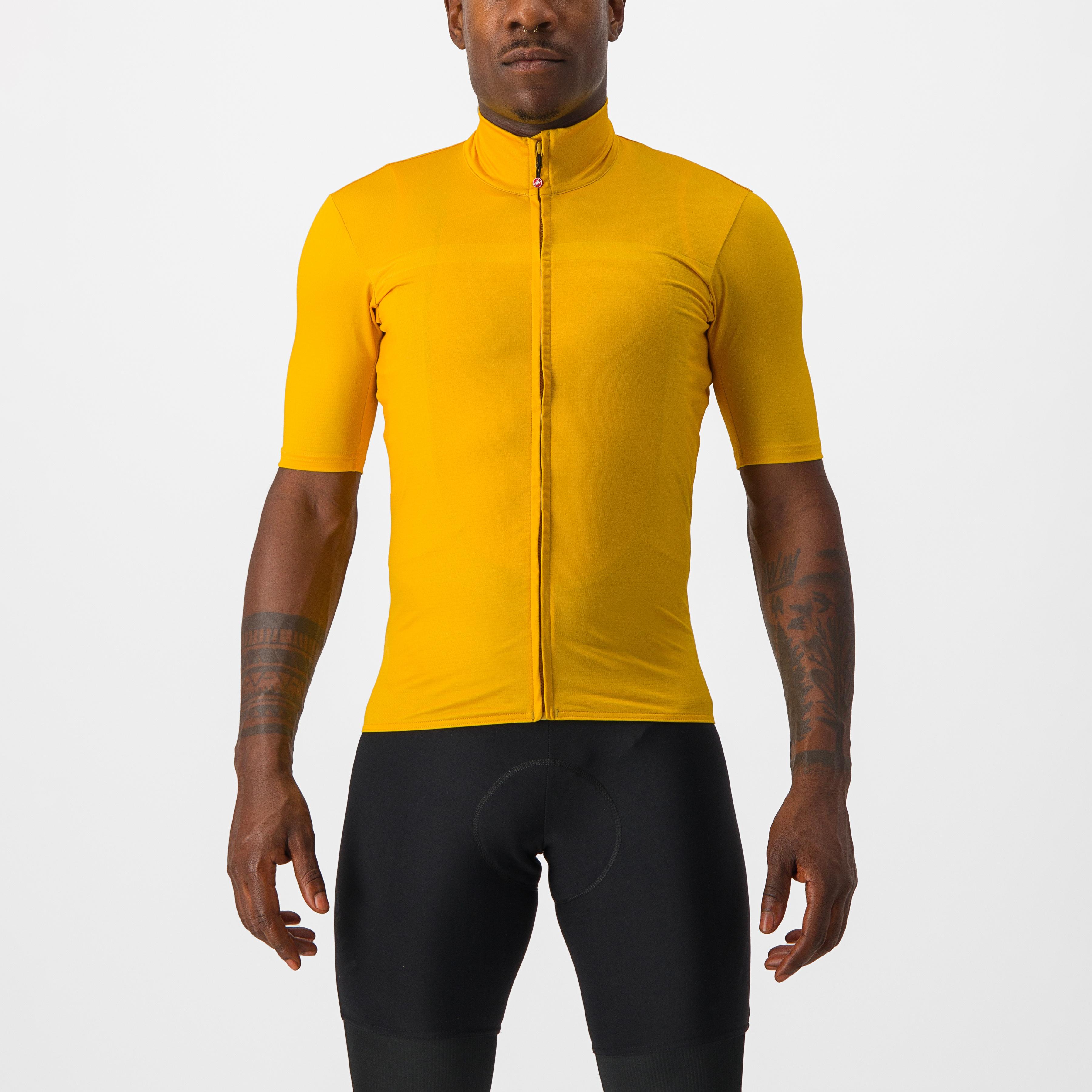 Pro thermal mid ss jersey - goldenrod - castelli