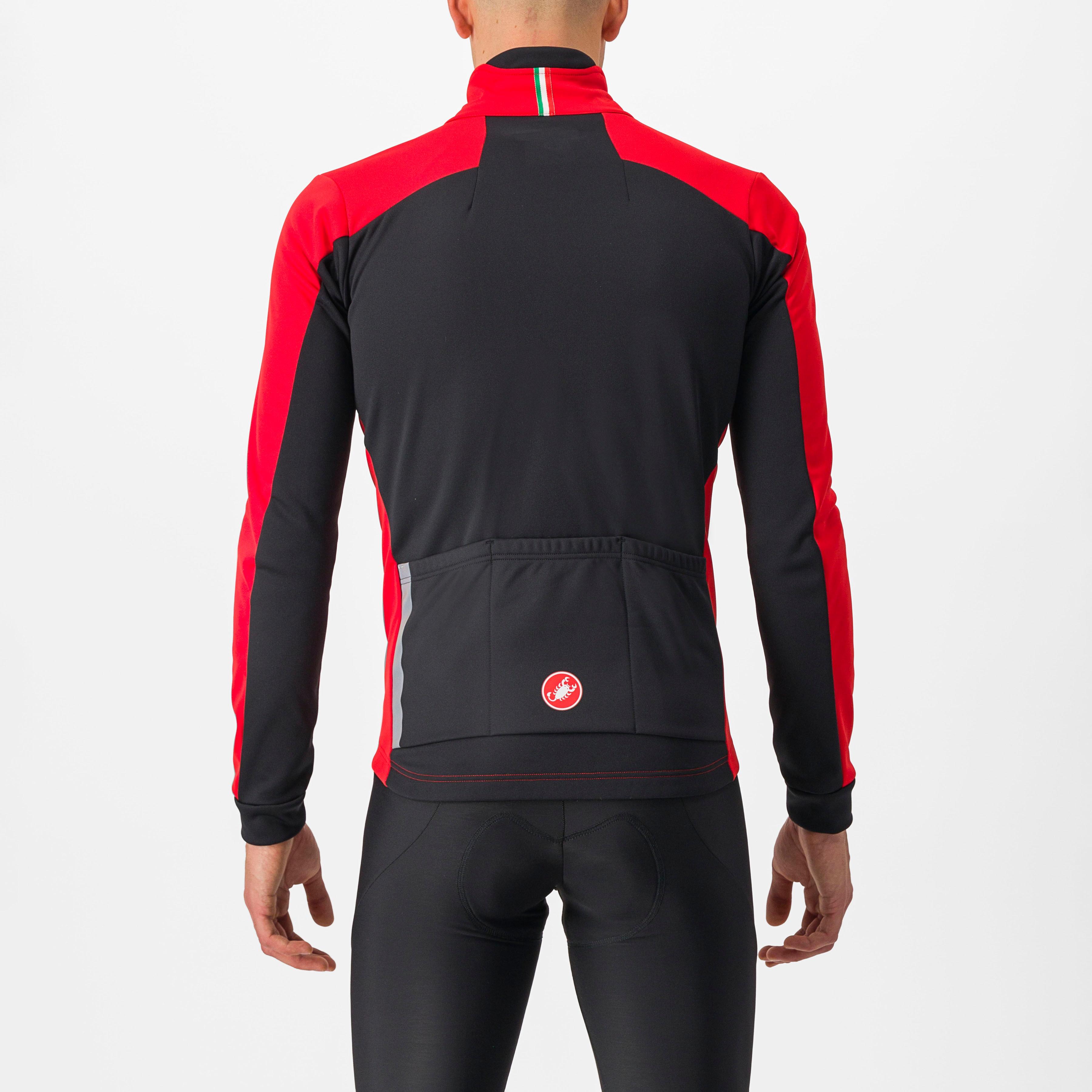 Entrata jacket - red/black light black - castelli