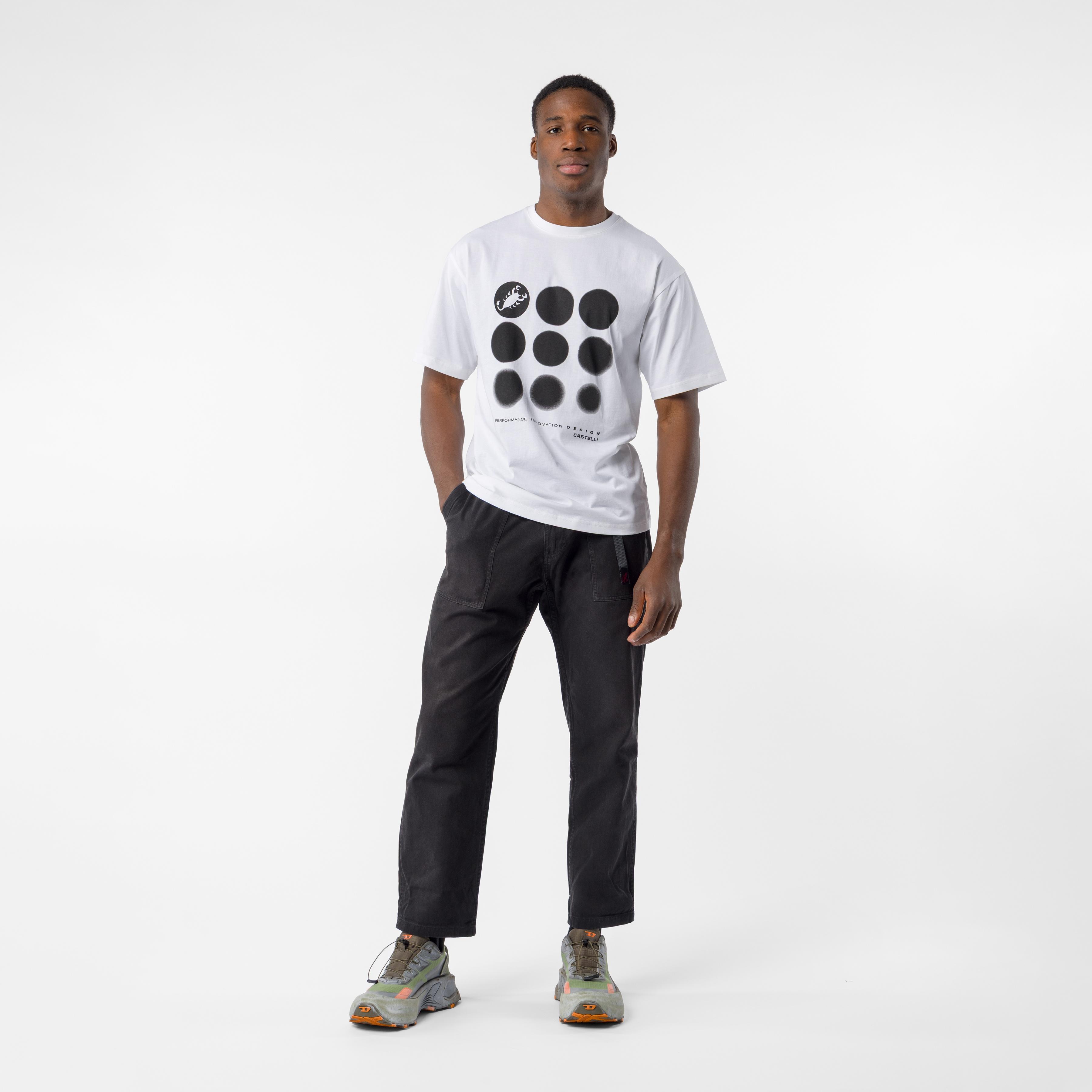 Dot logo tee - white - castelli