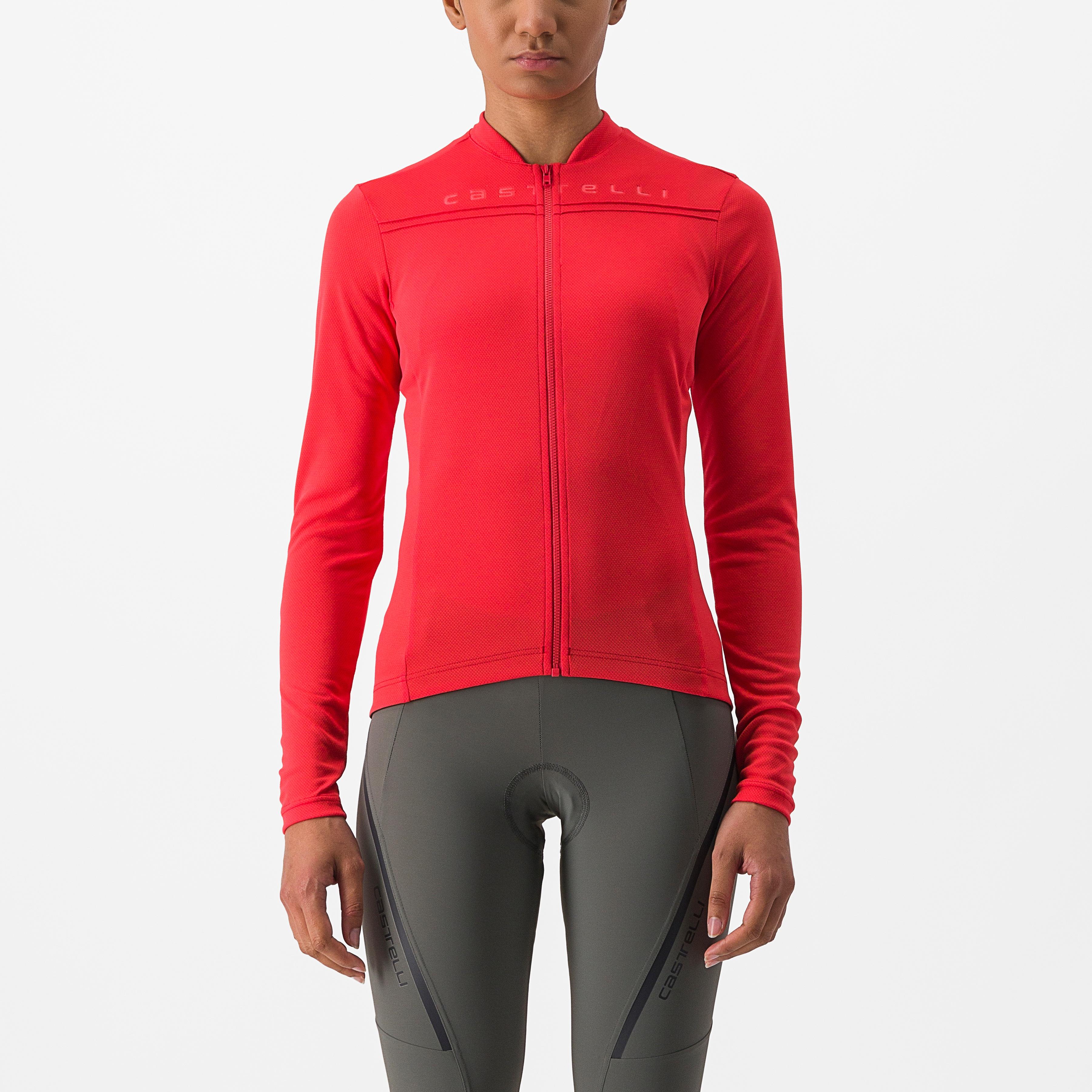 Anima 4 long sleeve jersey - hibiscus - castelli