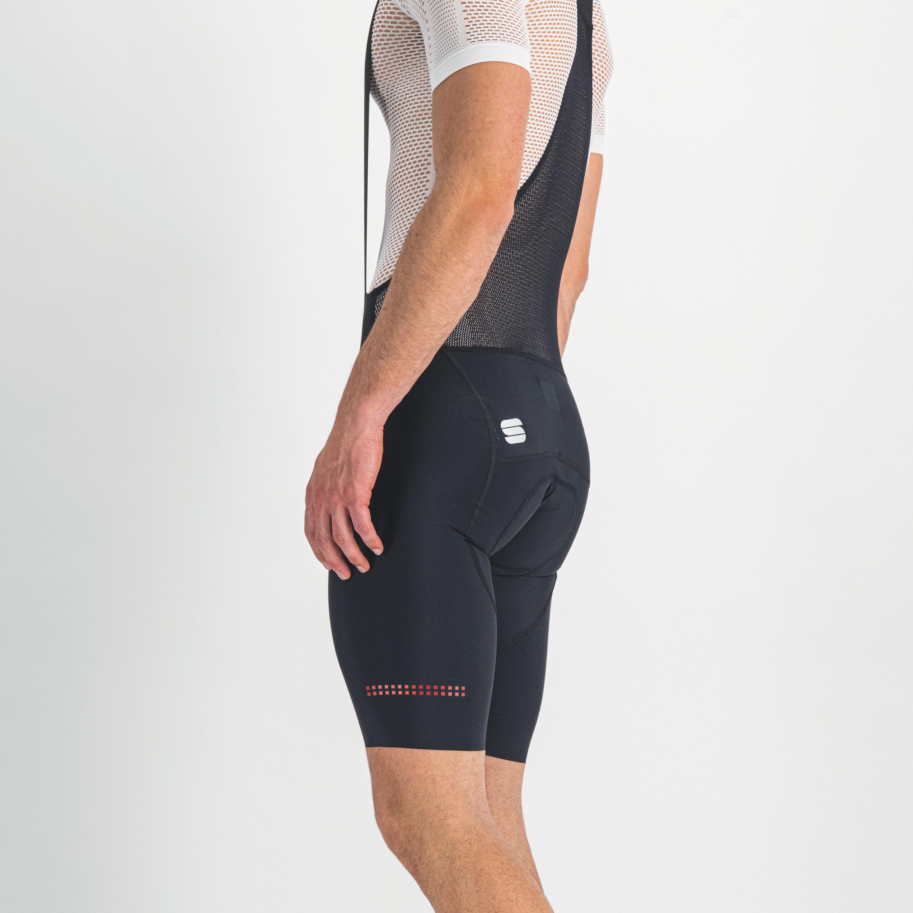 Classic bibshort - black chili red - sportful