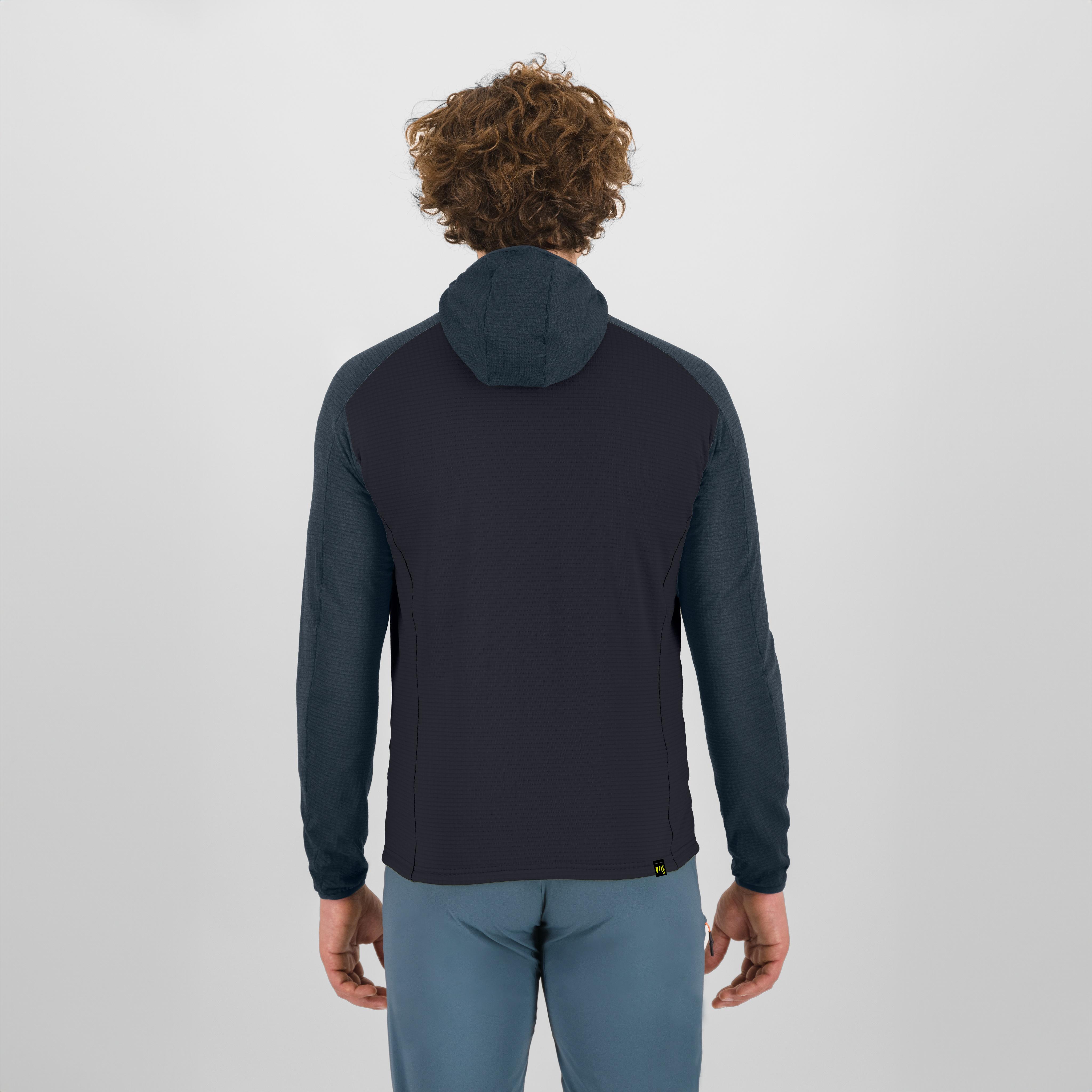Ambrizzola full-zip hoodie - vulcan/dark slate - karpos