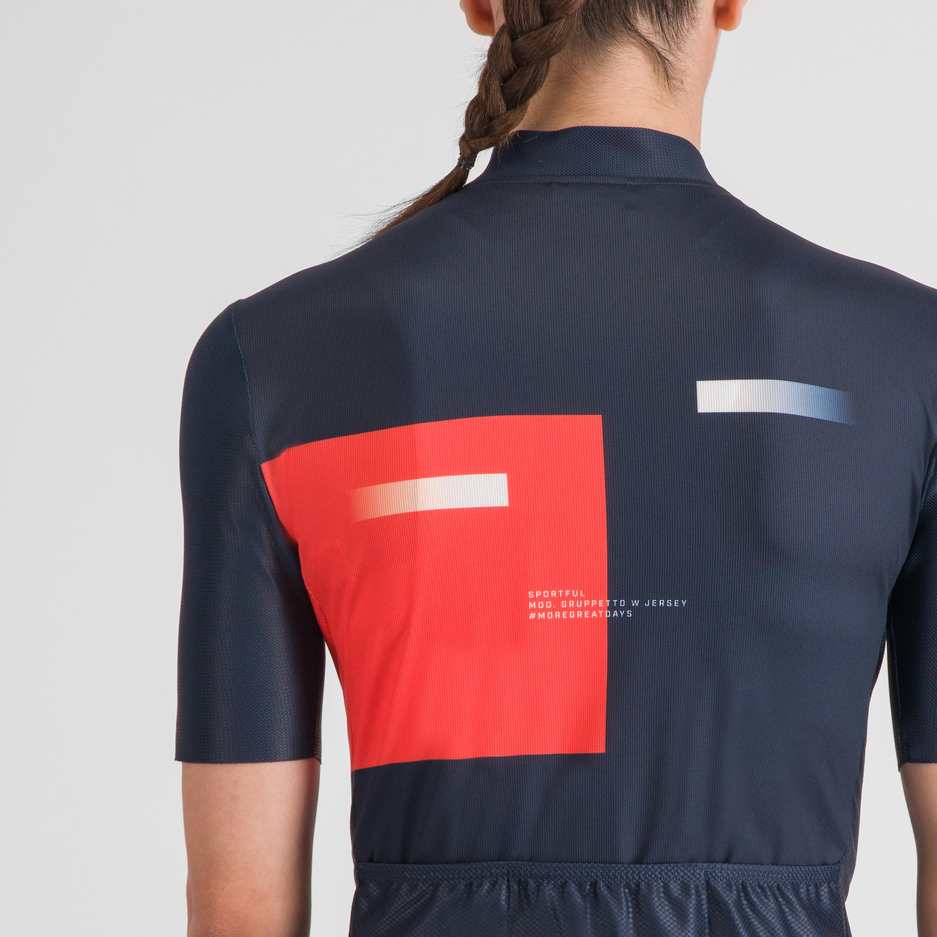 Gruppetto w jersey - galaxy blue pompelmo - sportful