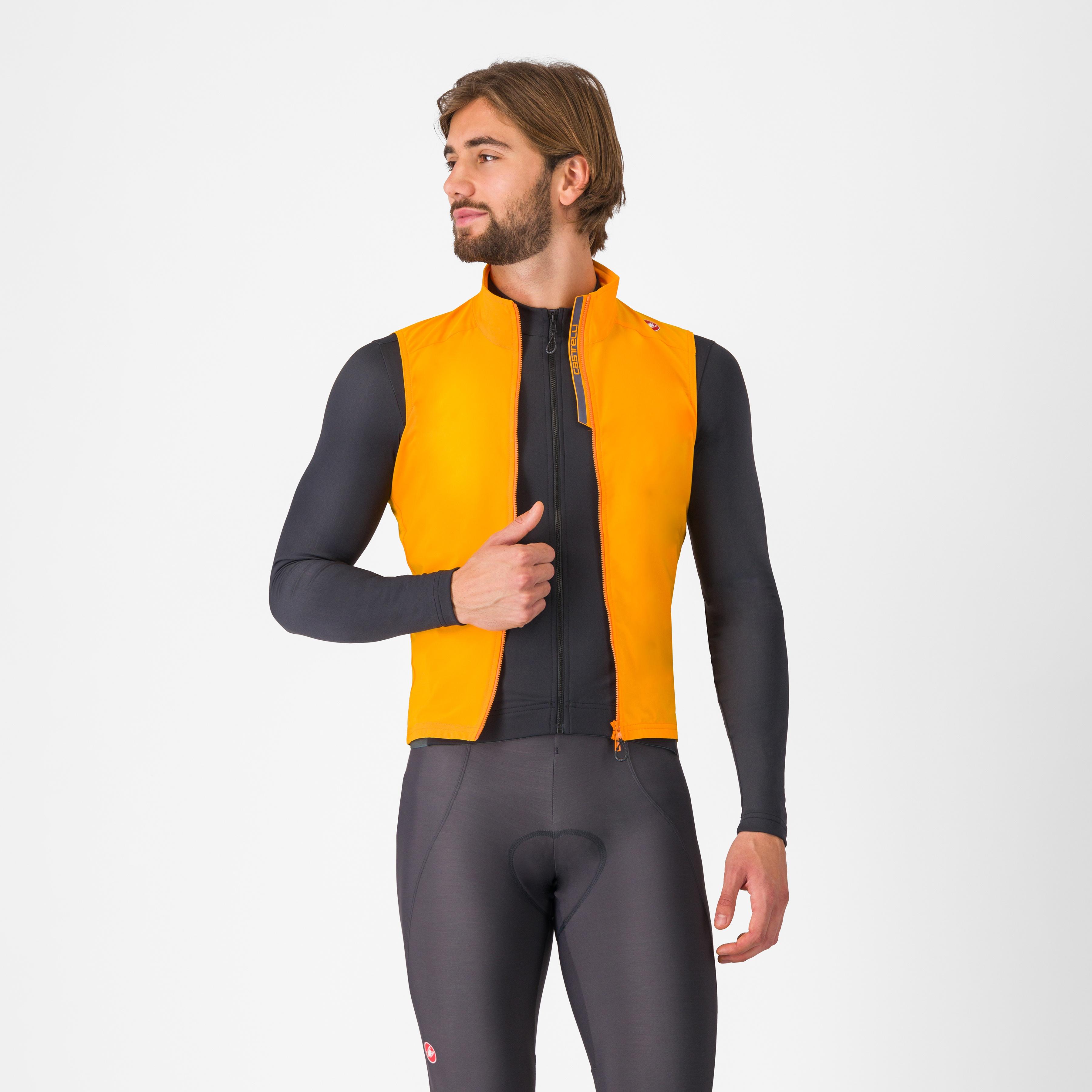 Espresso vest - vivid orange/dark gray - castelli