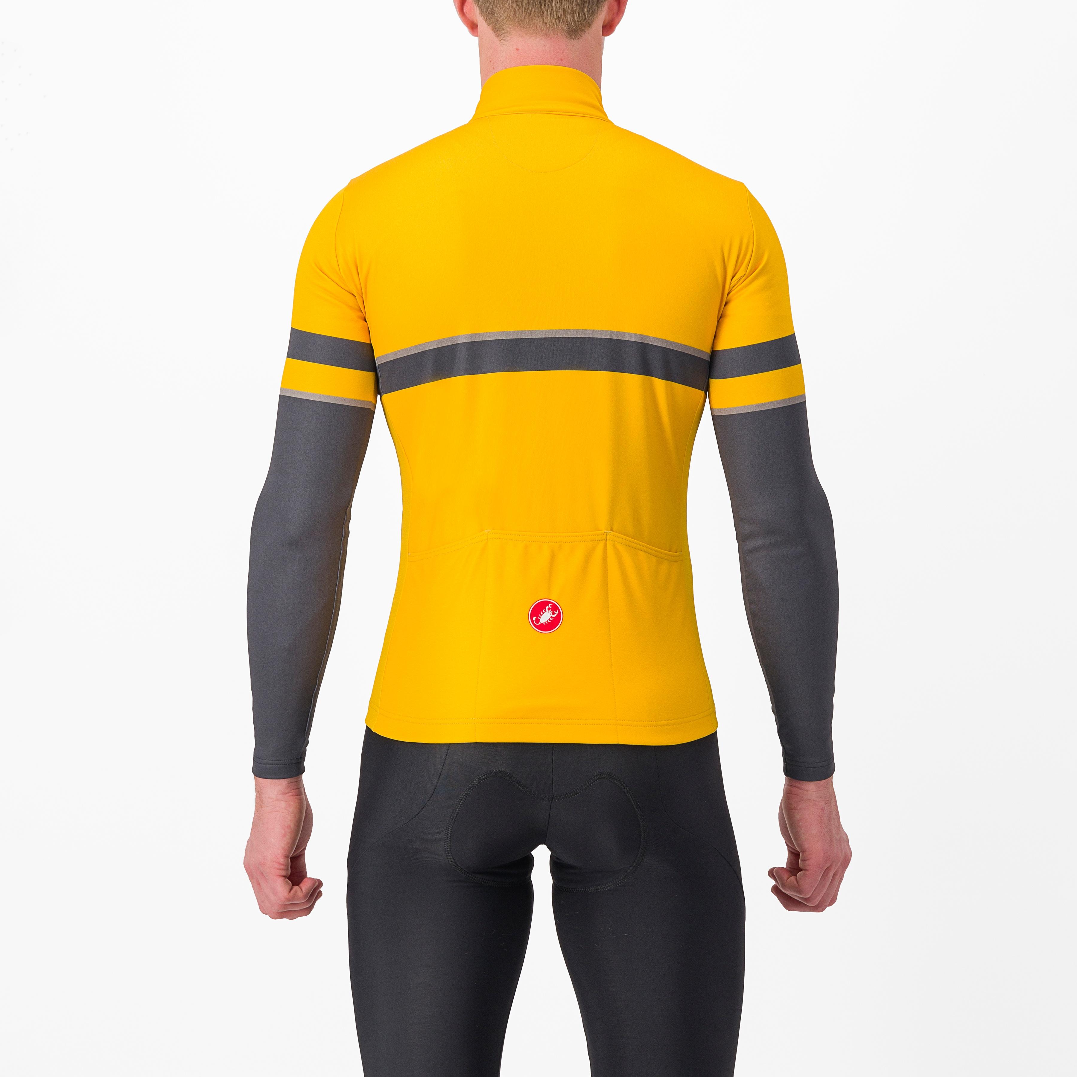 Retta ls jersey - goldenrod/dark gray - castelli