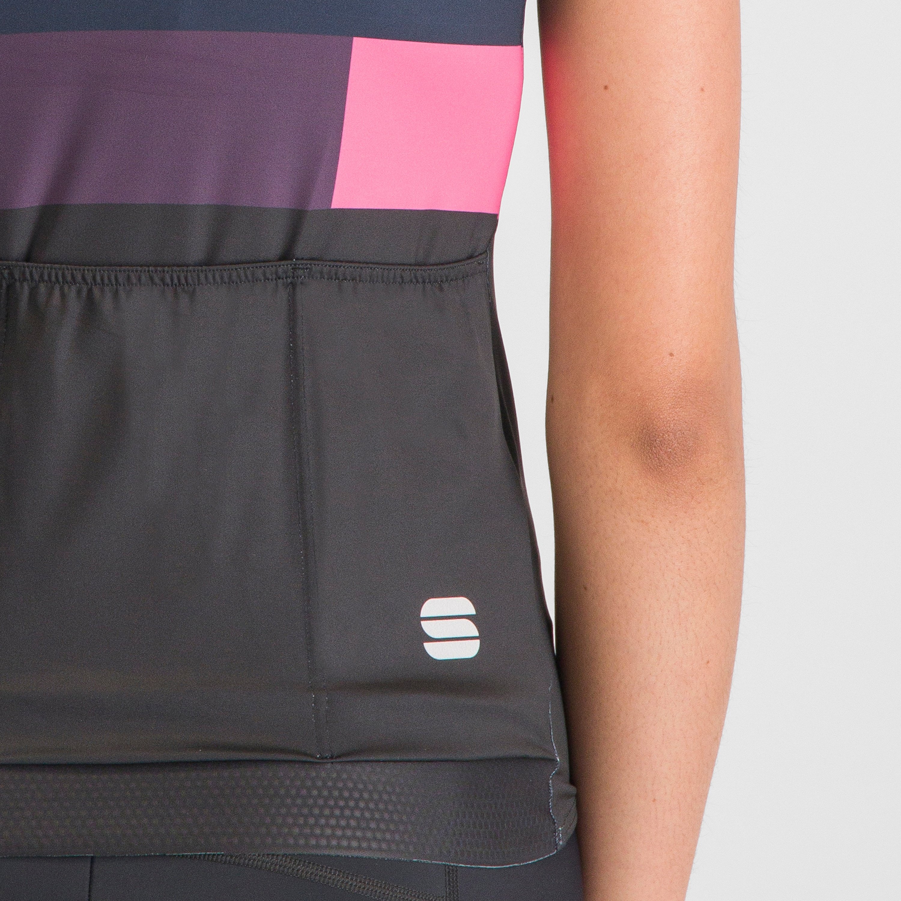 Snap w top - black galaxy blue - sportful