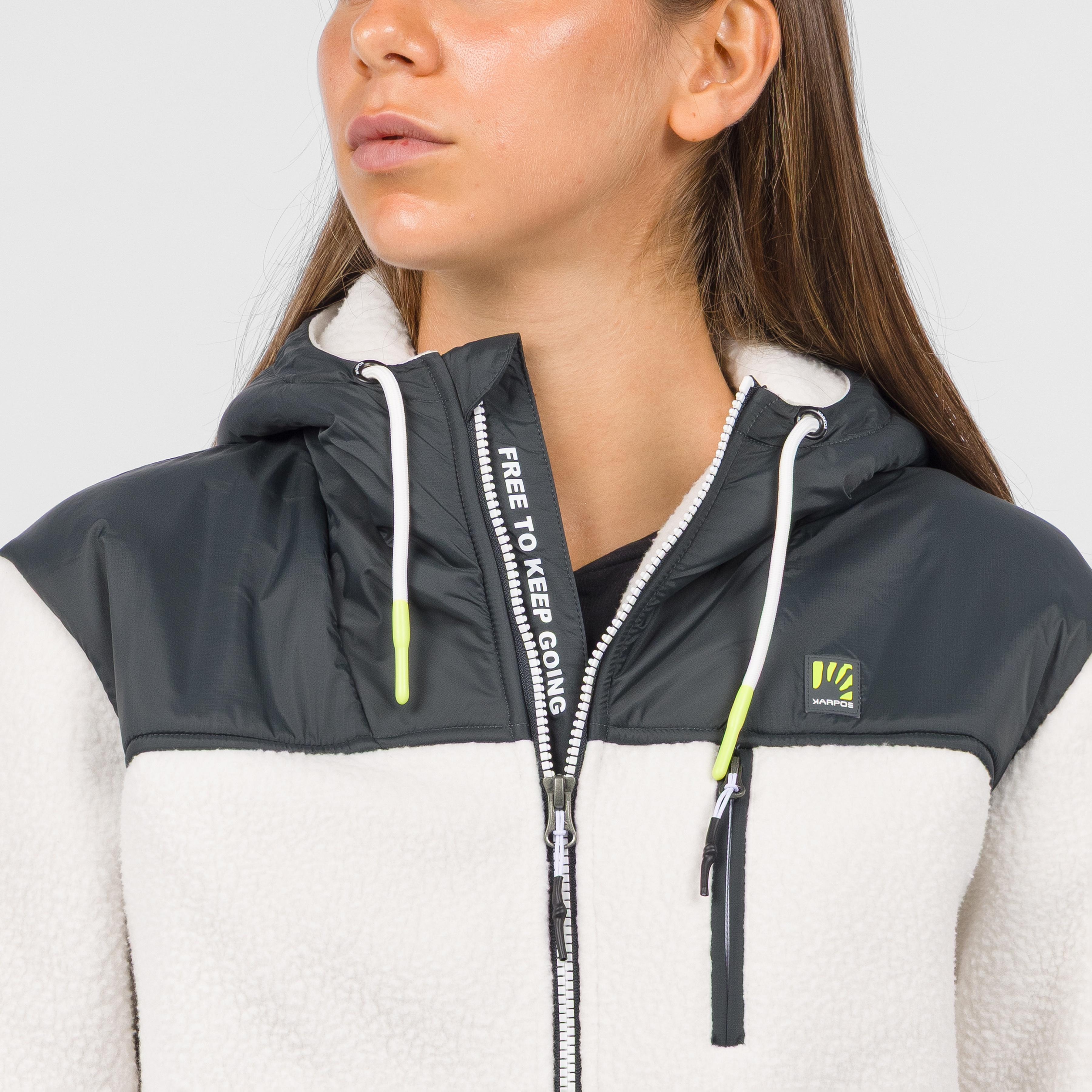 Moiazza retro' vogue w jacket - bright white/woodl.gray - karpos