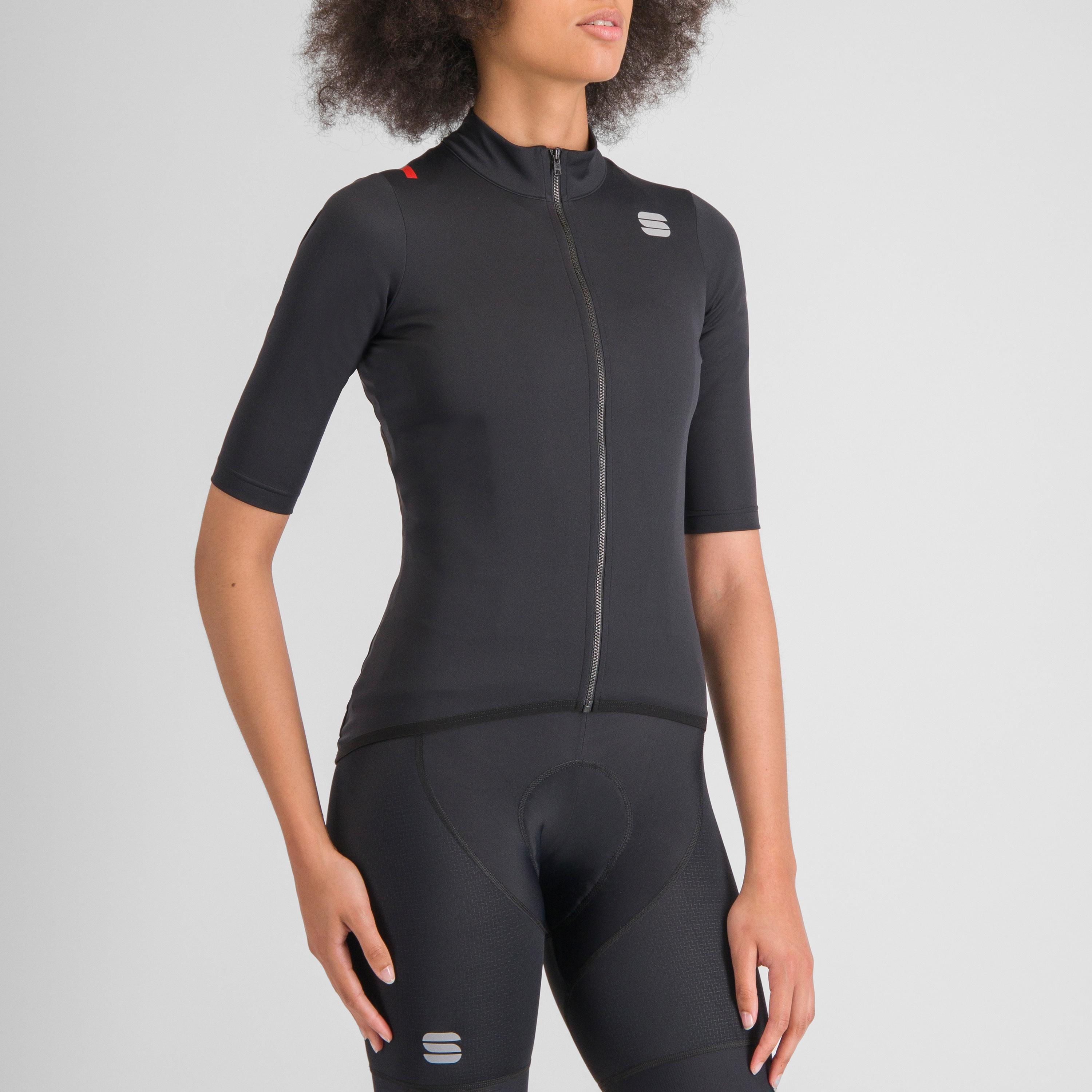 Fiandre light  short sleeve w jacket - black - sportful
