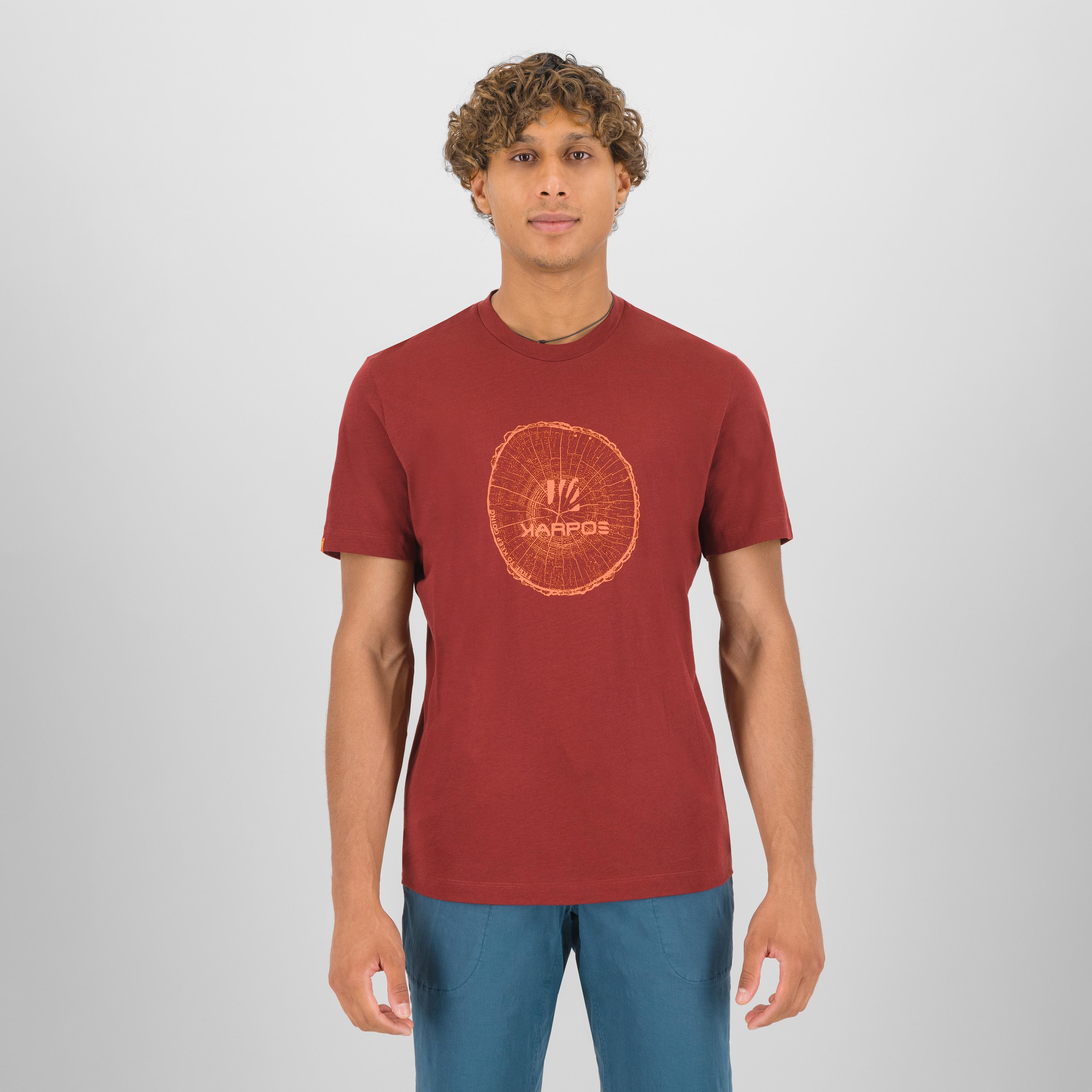 Anemone evo t-shirt - pomegranate/scarlet ibis - karpos