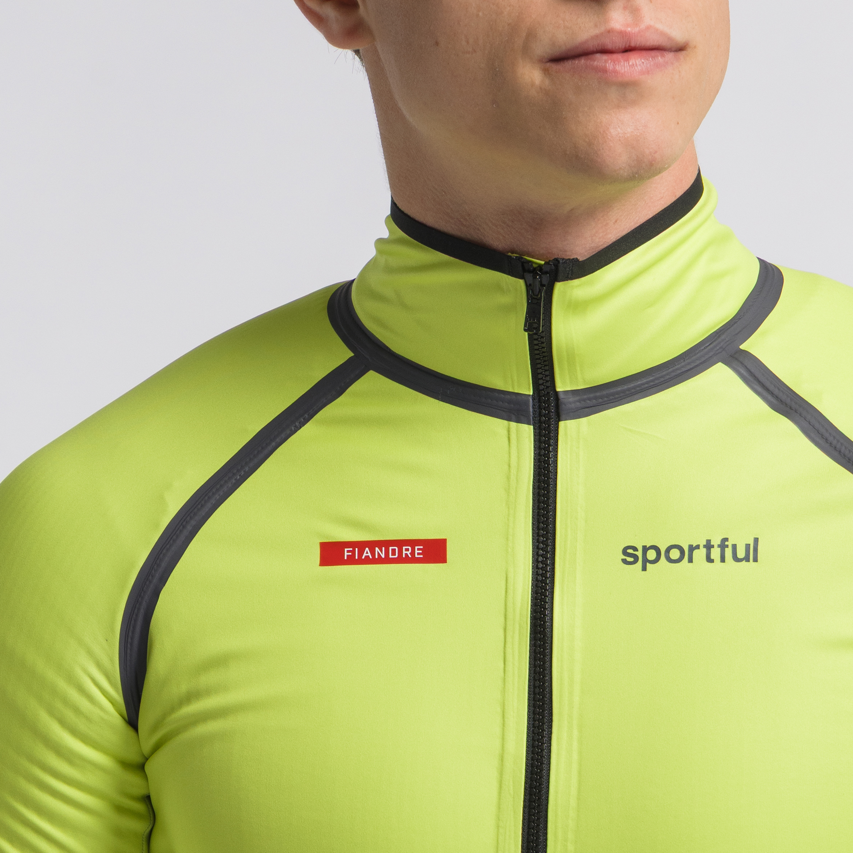 Fiandre hyperjacket - neon whisper - sportful