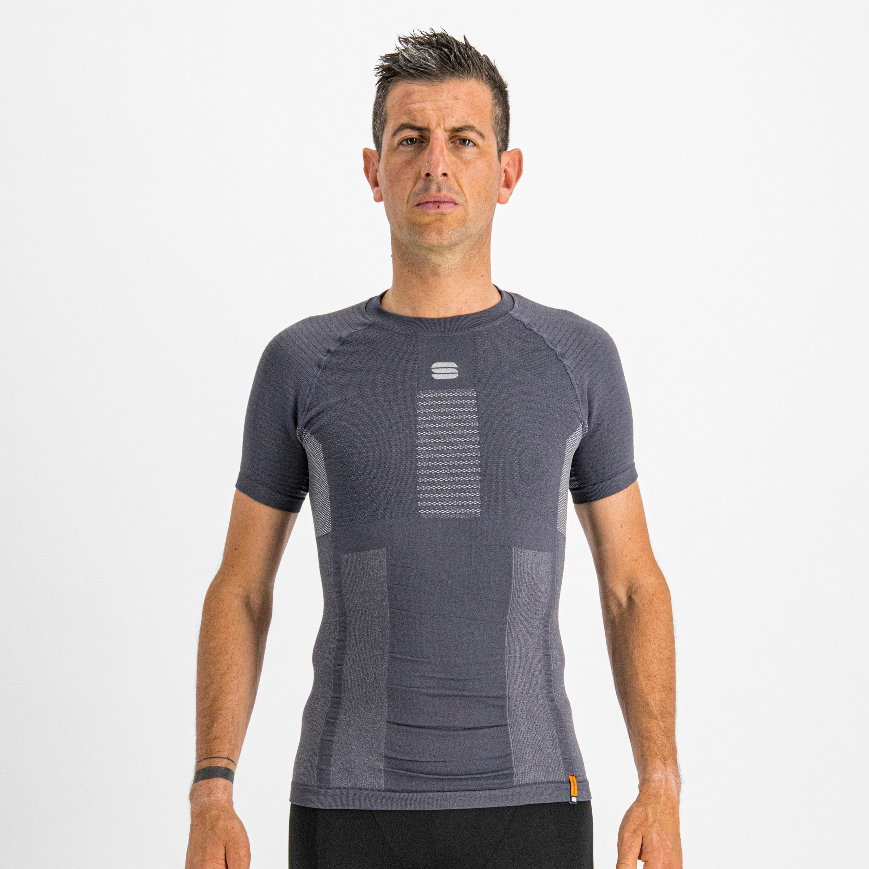 2nd skin tee - dark grey/silver - sportful