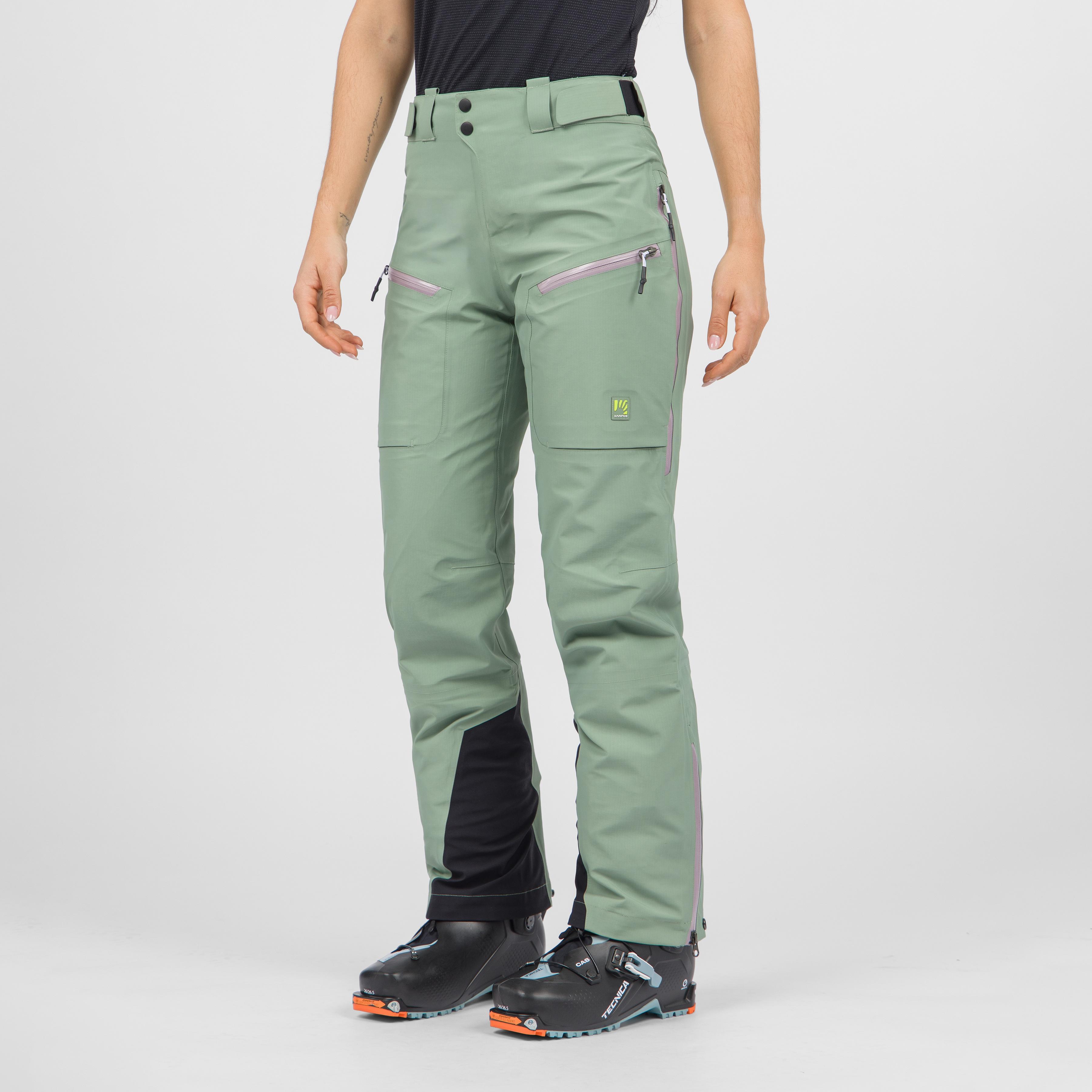 Squall w pants - hedge/lilac - karpos
