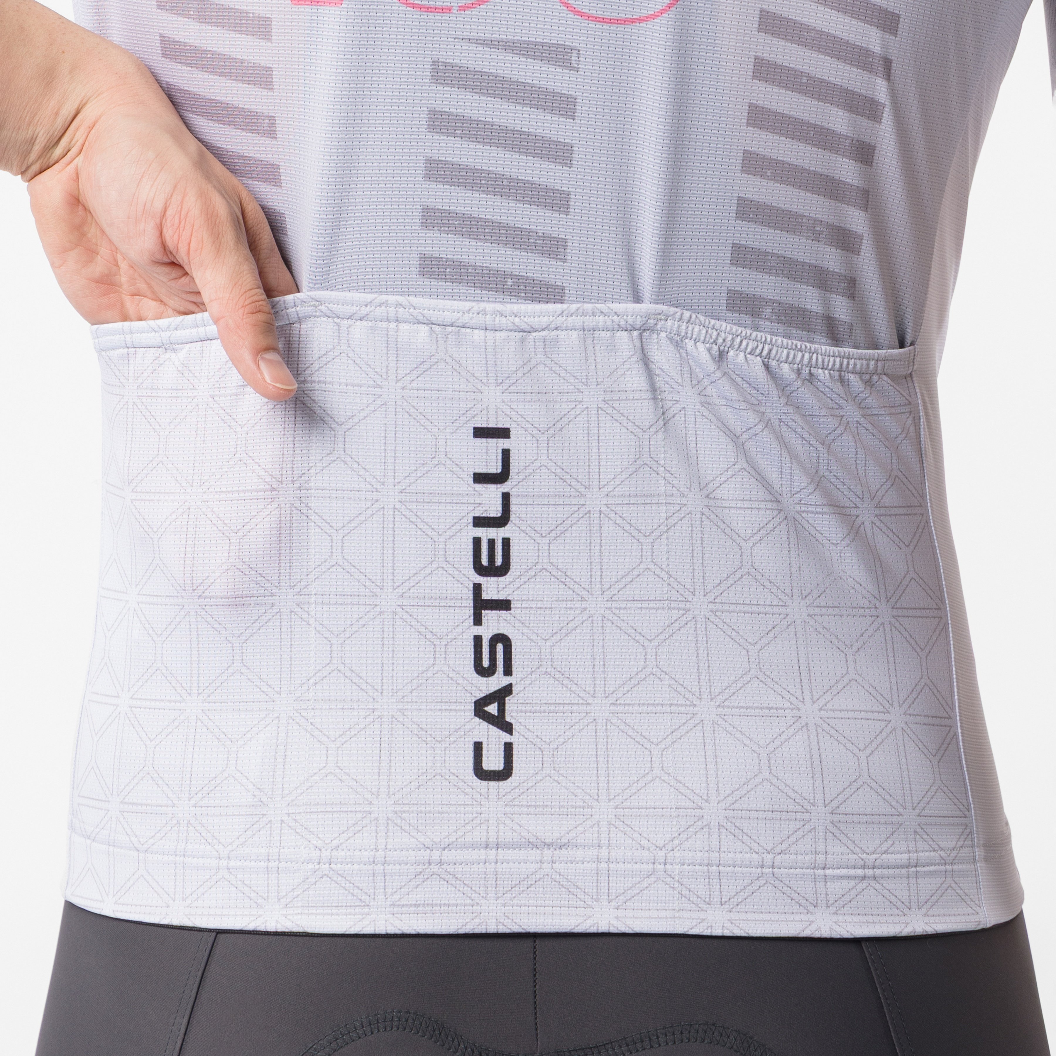#giro109 milan jersey - silver gray/rosa giro - castelli