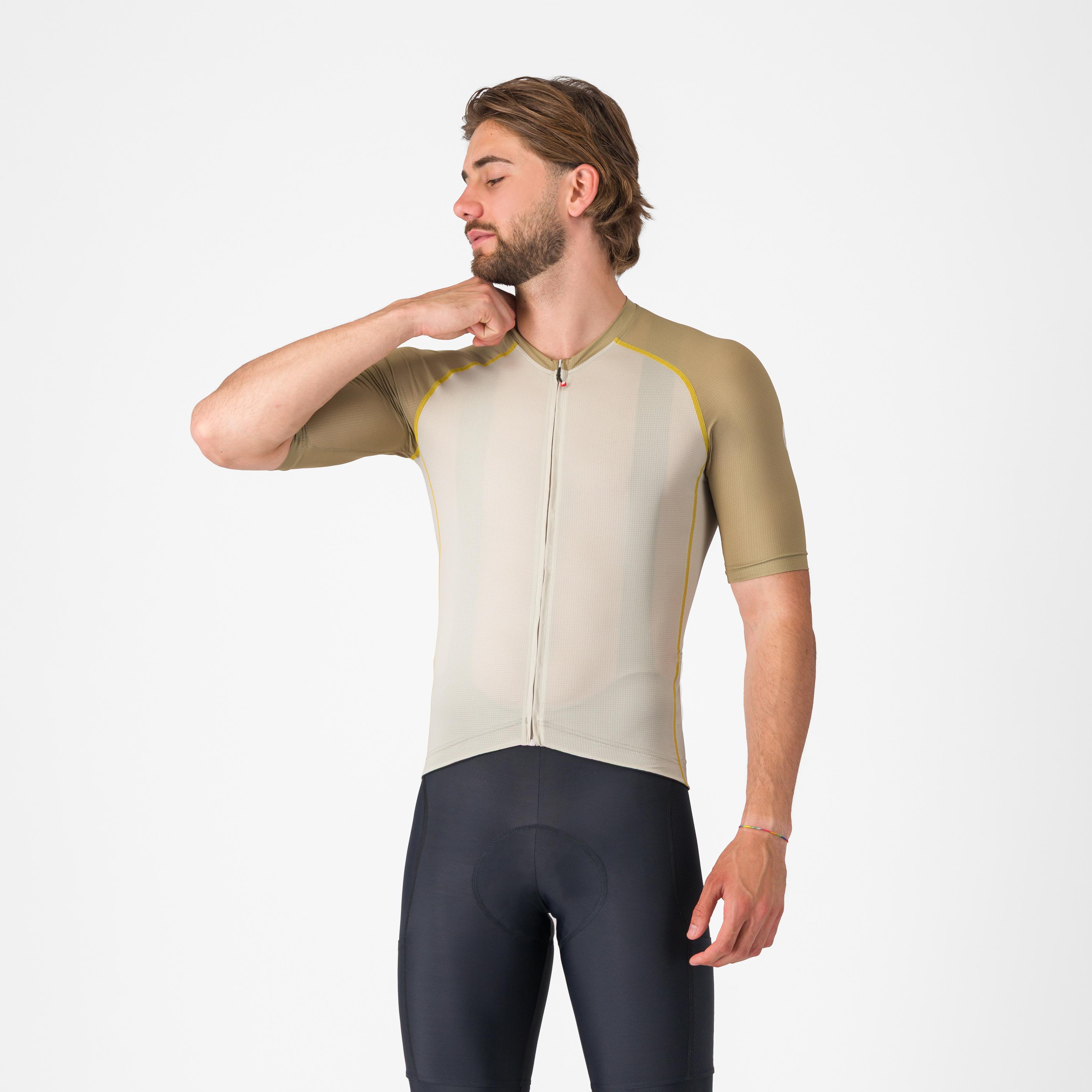 Unlimited endurance 3 jersey - silver moon/elmwood/mango moji - castelli