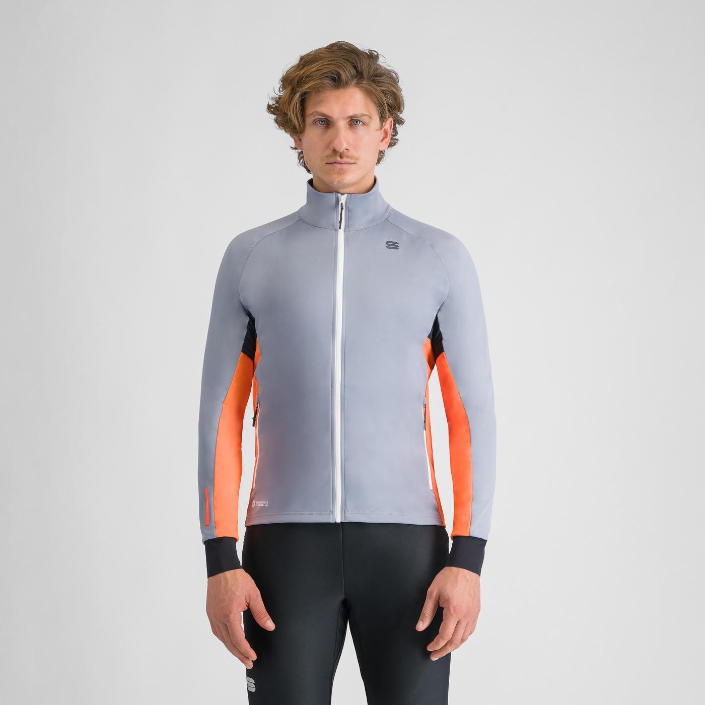 Apex light jacket - cement/orange/black - sportful