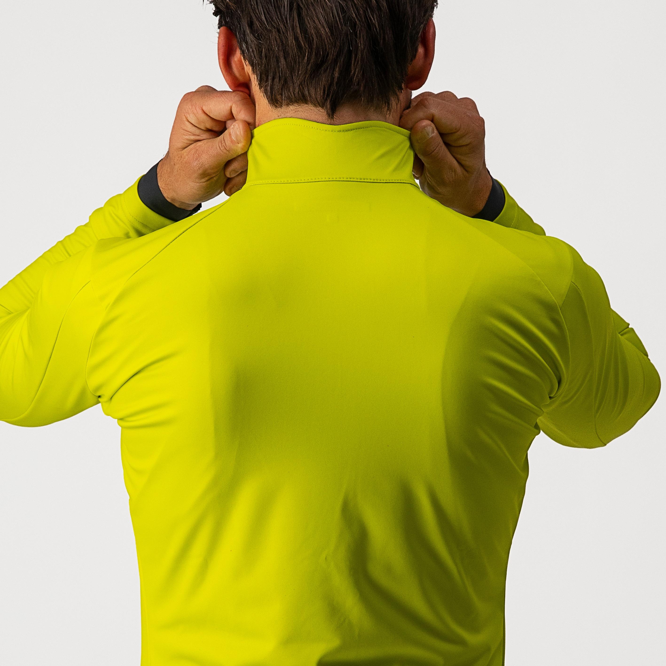 Go jacket - chartreuse/dark gray - castelli