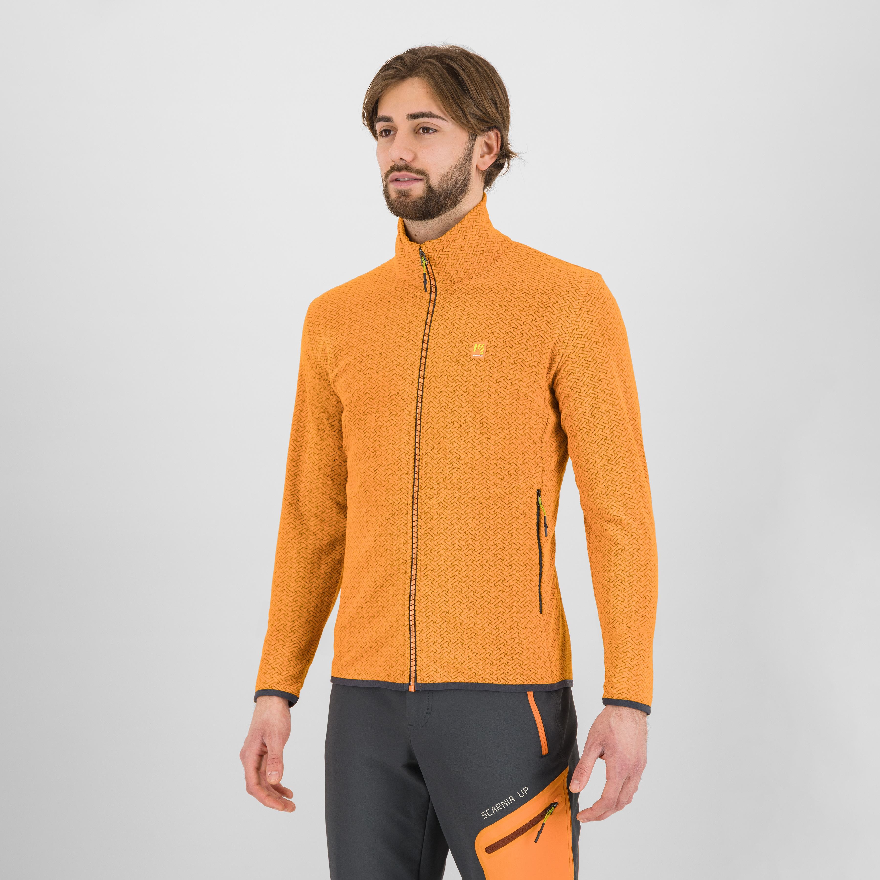 Mesdi' fleece - vibr.orange - karpos