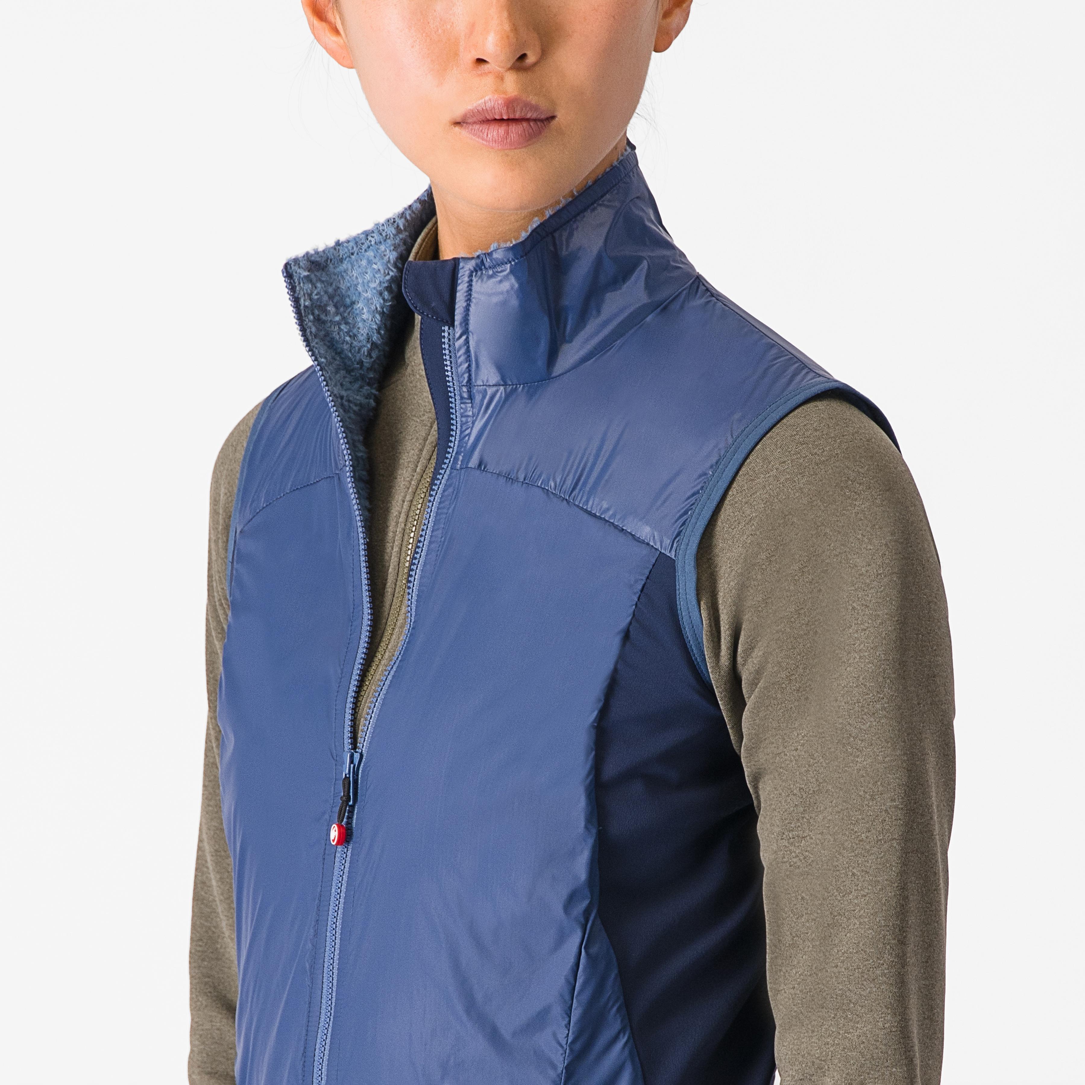 Unlimited w puffy vest - austin blue/sterling blue - castelli