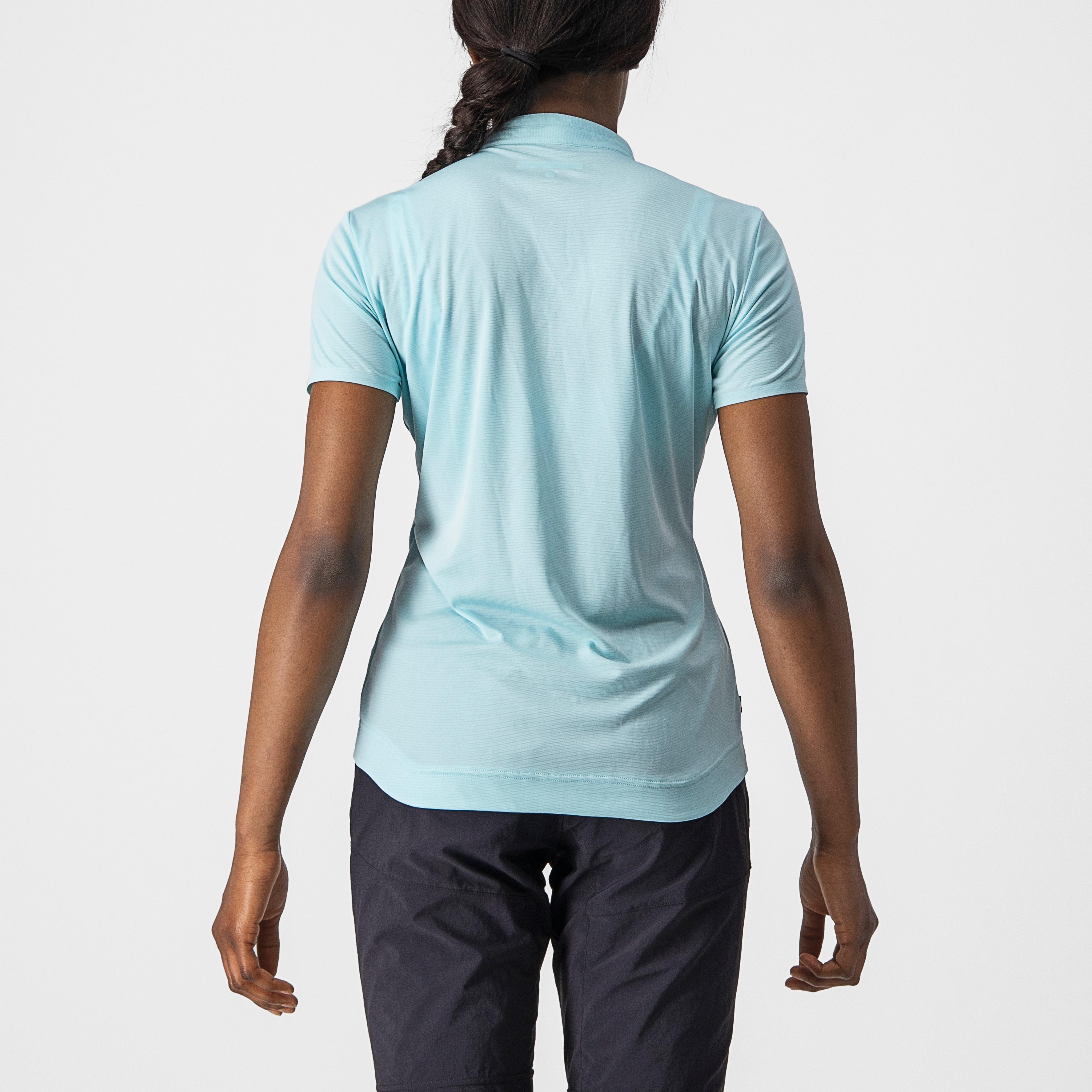 Tech 2 w polo - light acqua - castelli