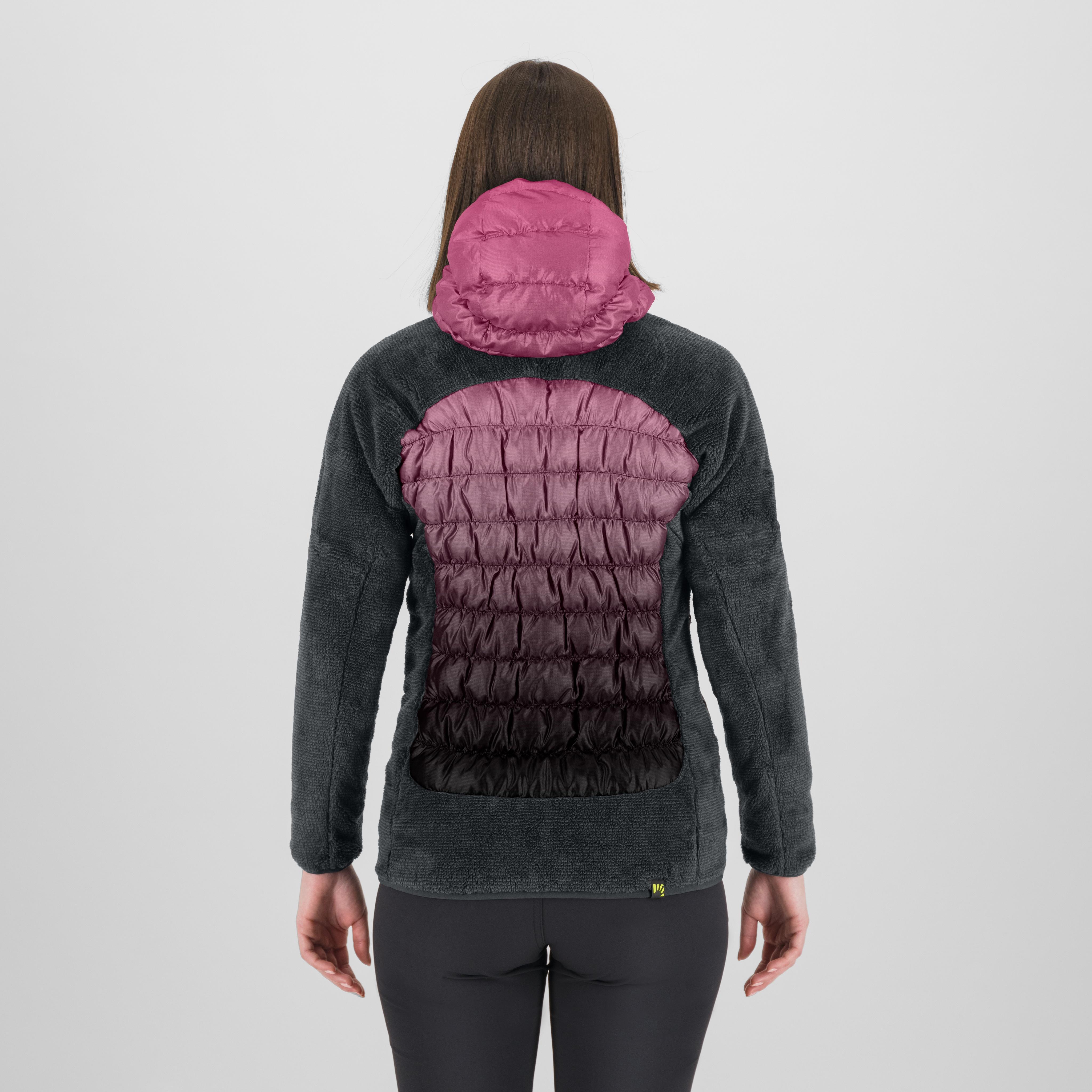 Smart w marmarole jacket - woodl.gray/pink power - karpos