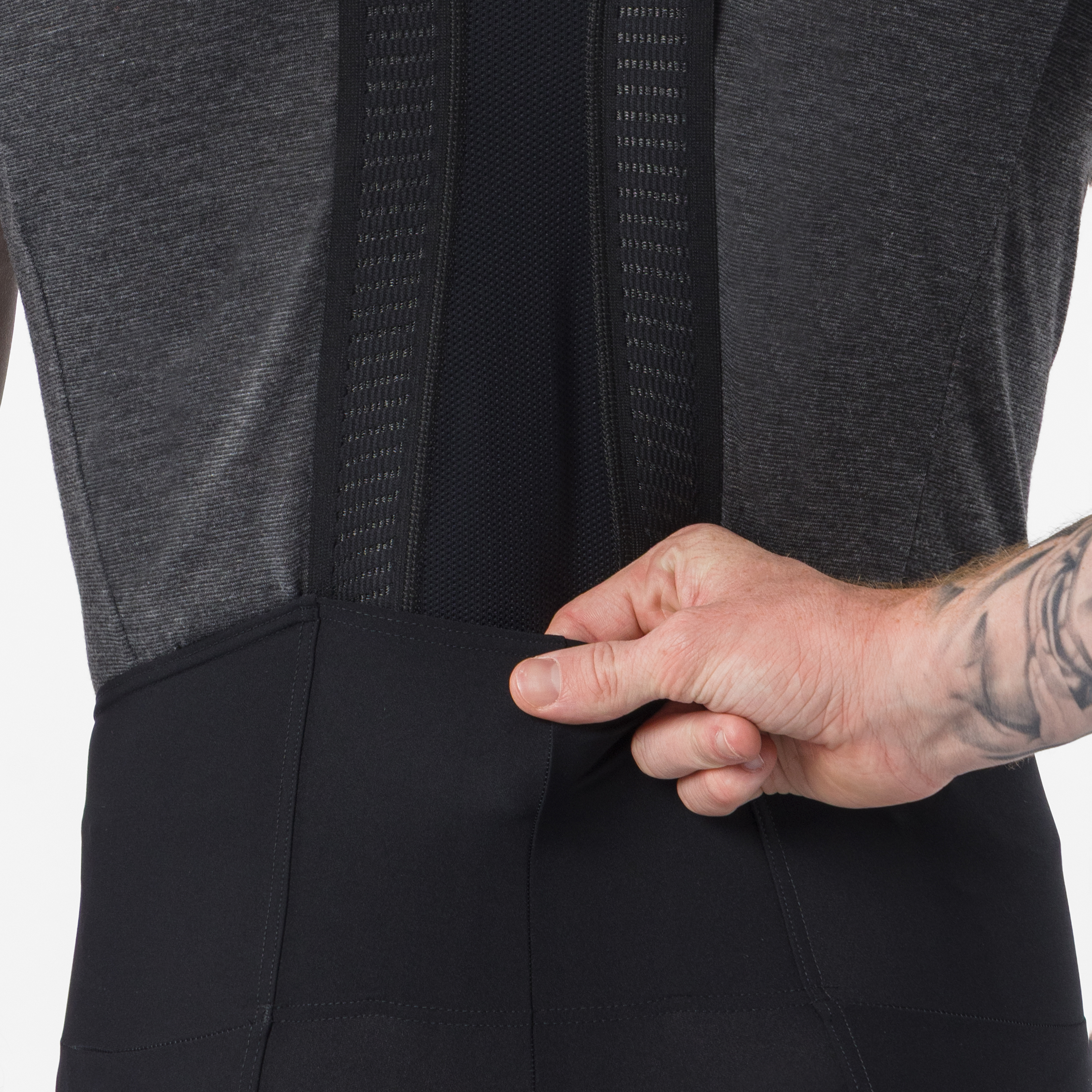 Espresso trnstn bibtight - black - castelli