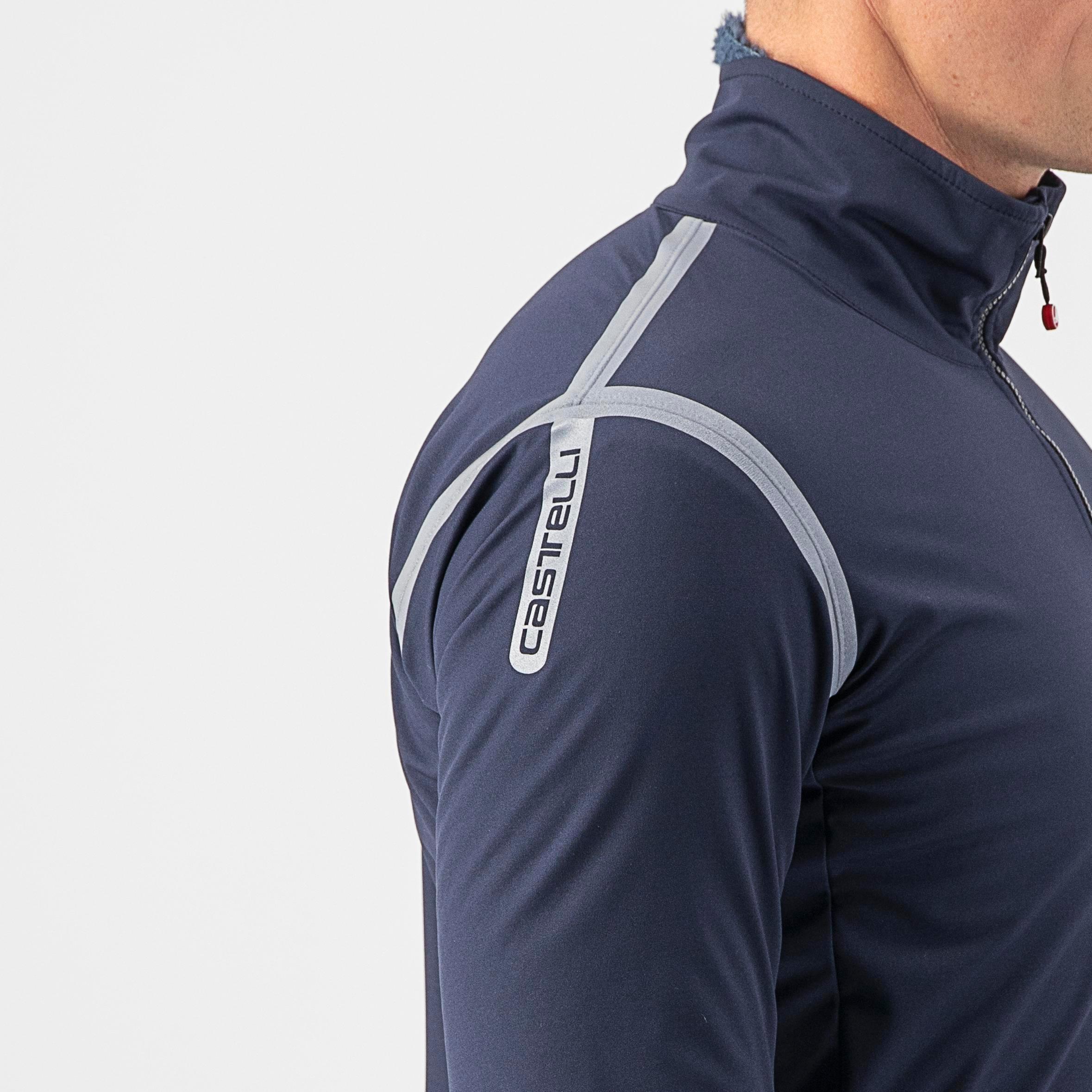Alpha ultimate insulated jacket - savile blue/silver reflex-stee - castelli
