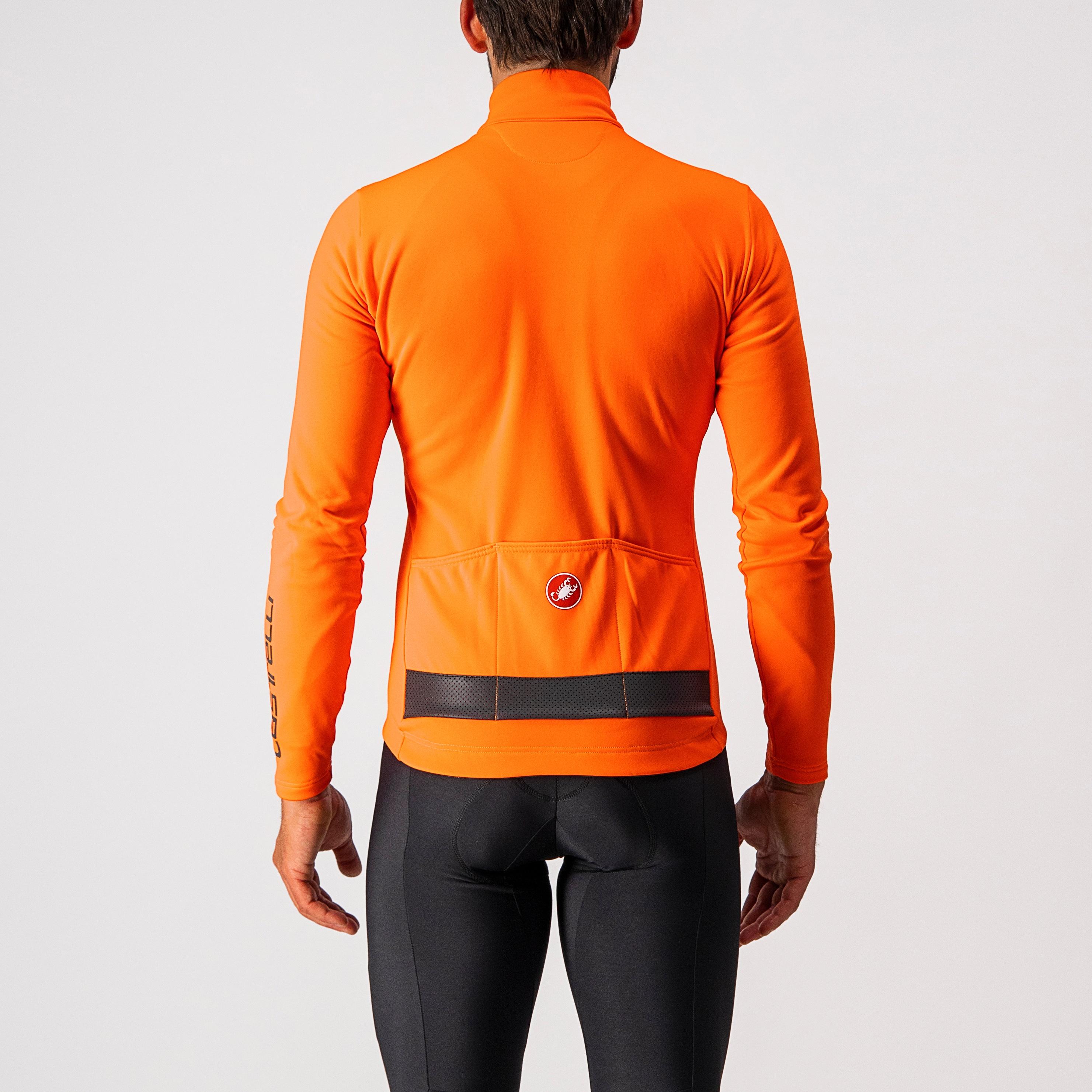 Puro 3 jersey fz - orange/black reflex - castelli