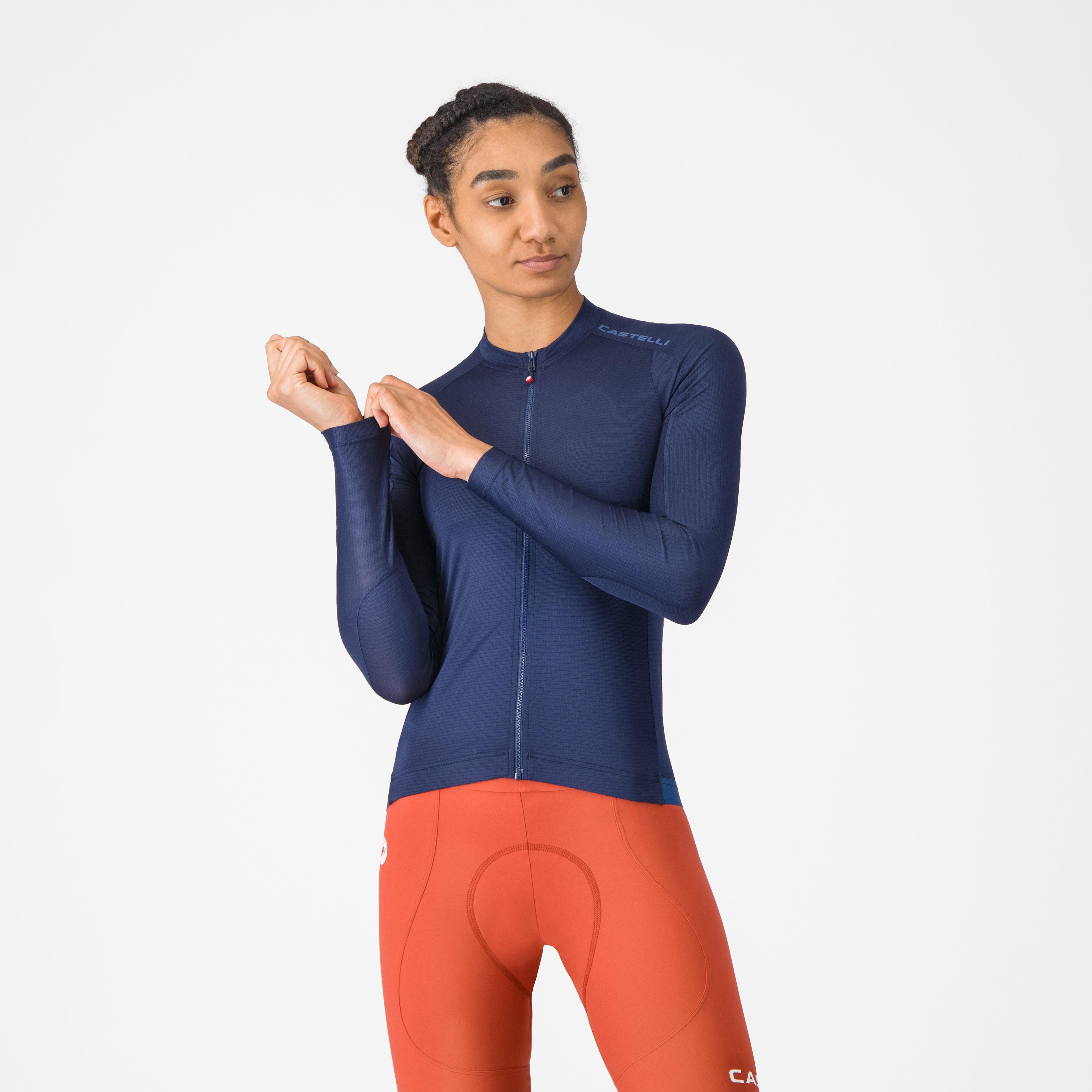 Espresso 2 w long sleeve jersey - belgian blue - castelli