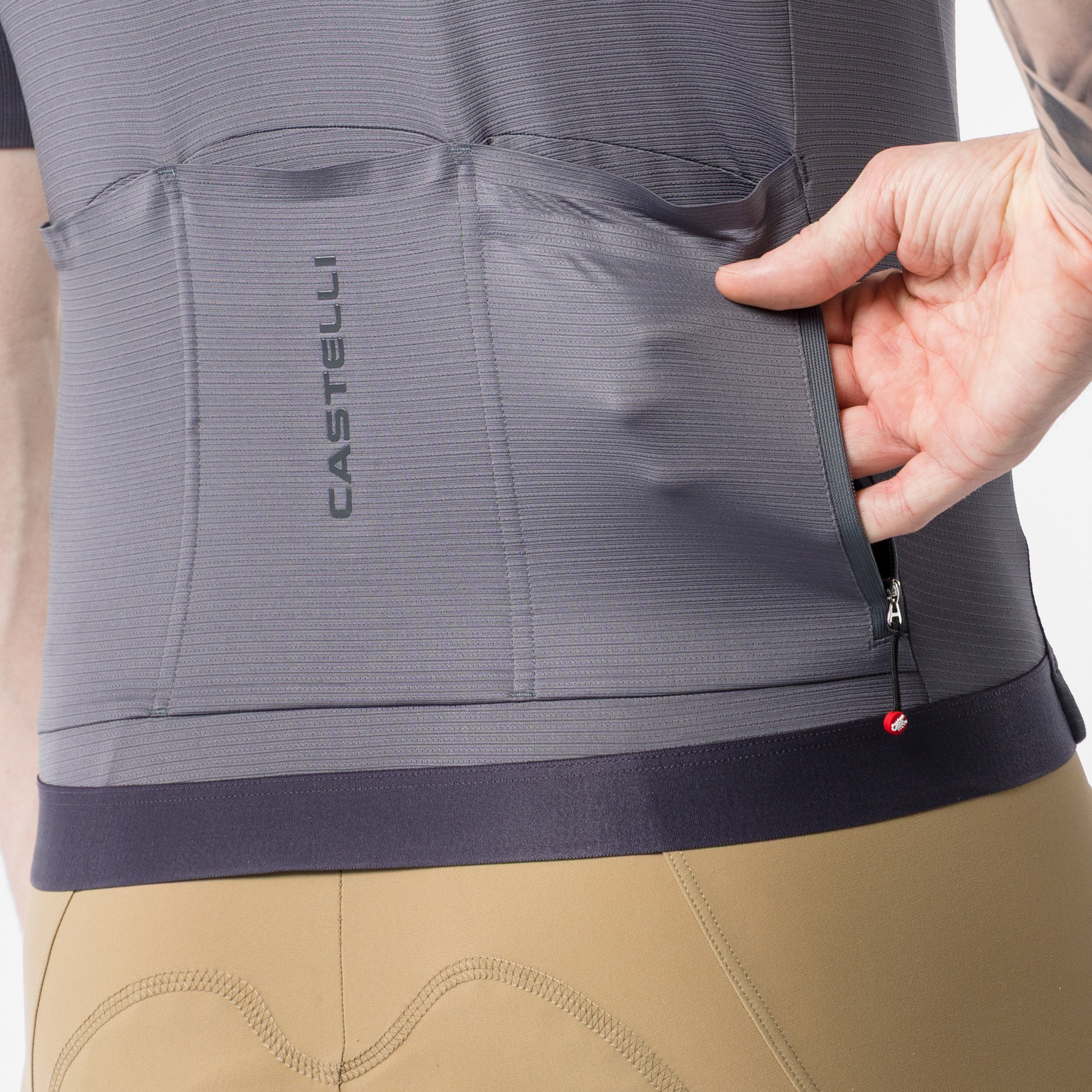 Espresso 2 jersey - smoky gray - castelli