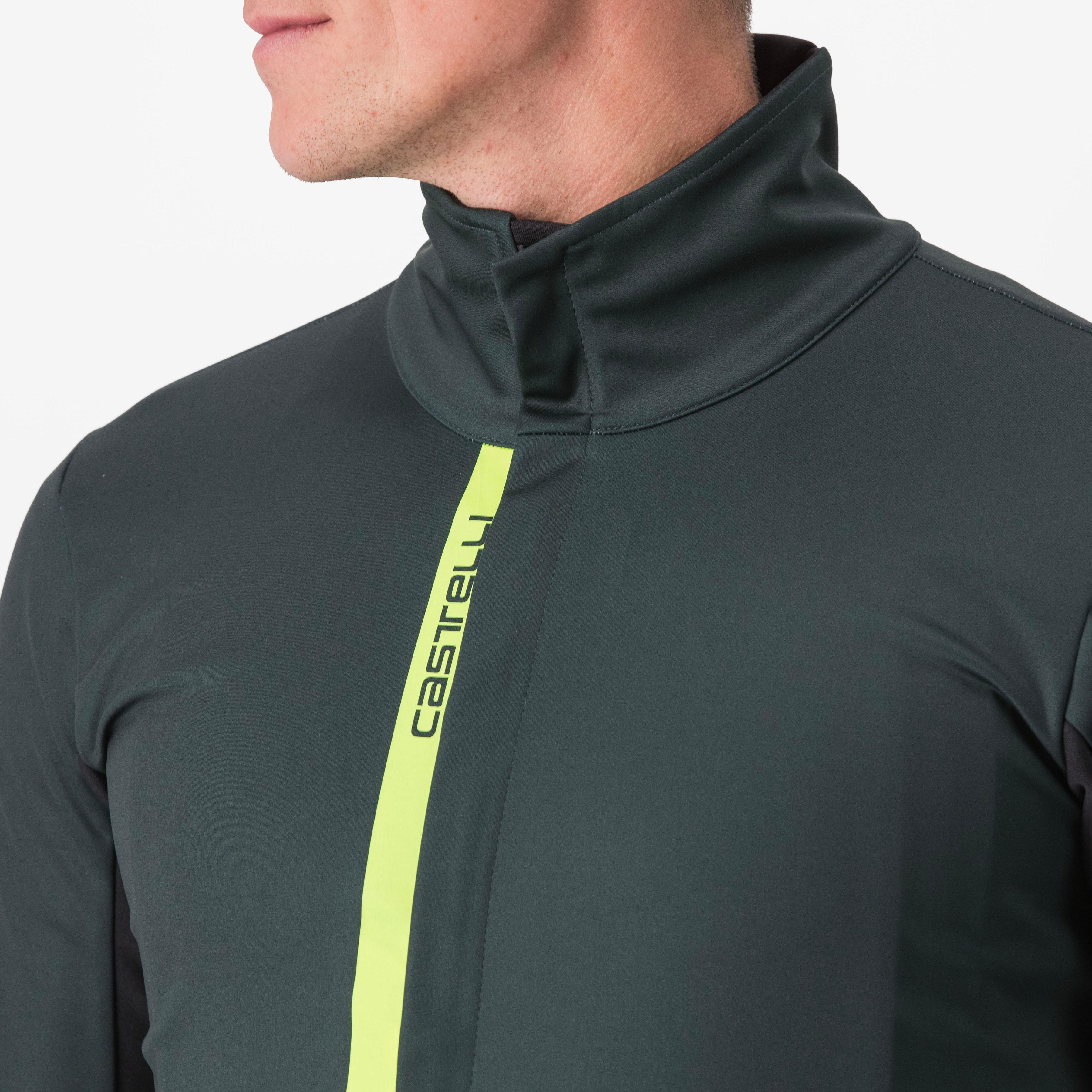 Entrata jacket - rover green/yellow fluo-light - castelli
